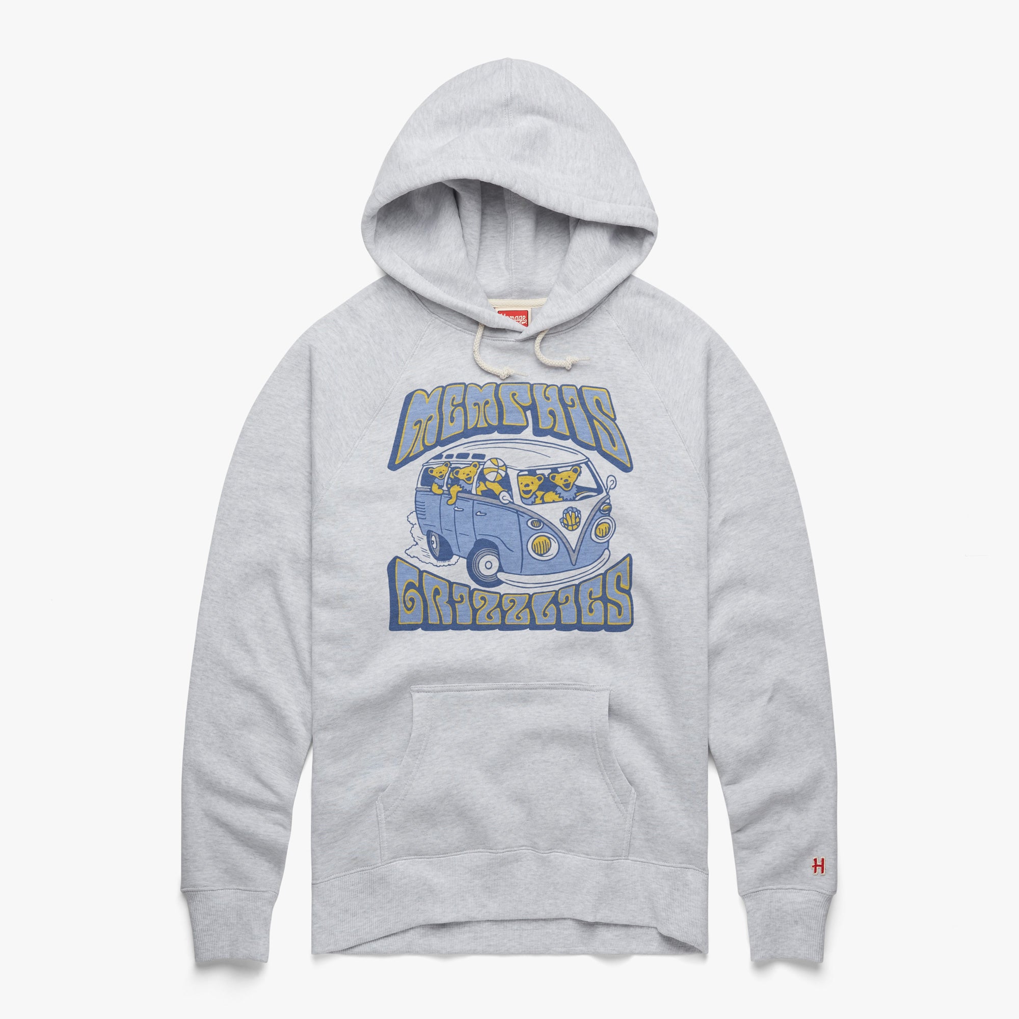 NBA x Grateful Dead x Grizzlies Bears And Bus Hoodie Sale Amazing Pice