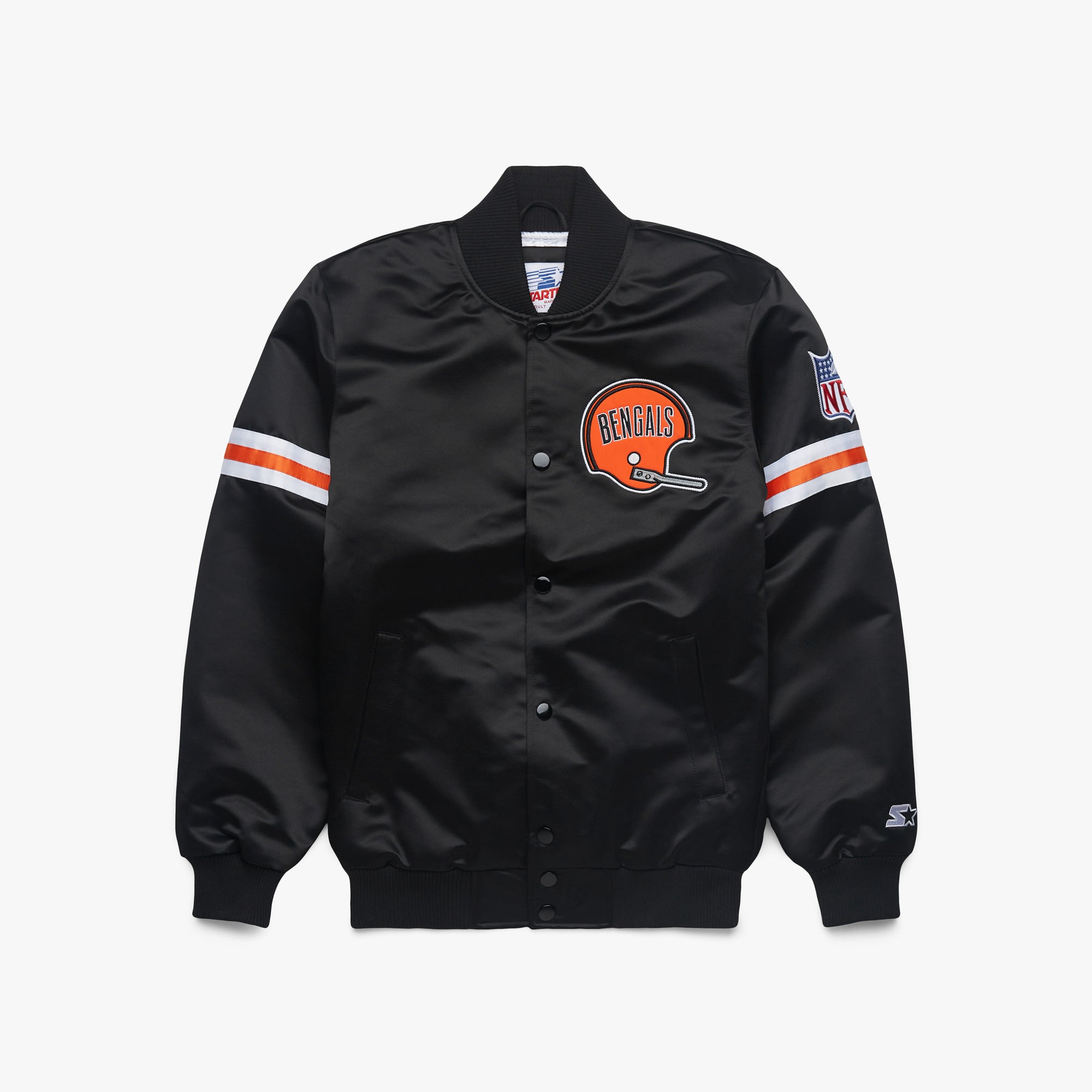 HOMAGE X Starter Bengals Heavyweight Satin Jacket Geniue Stockist