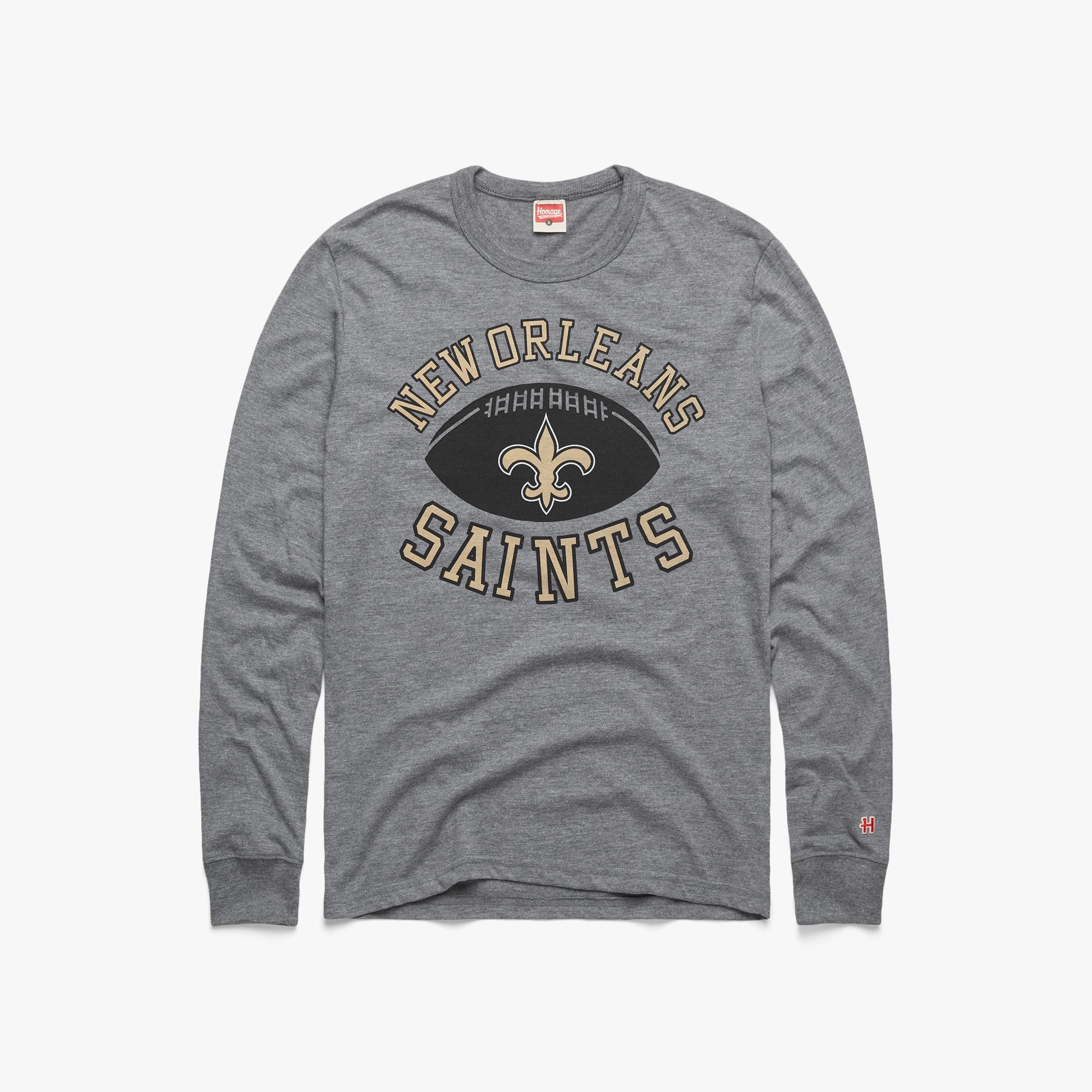 New Orleans Saints Pigskin Long Sleeve Tee Popular Online