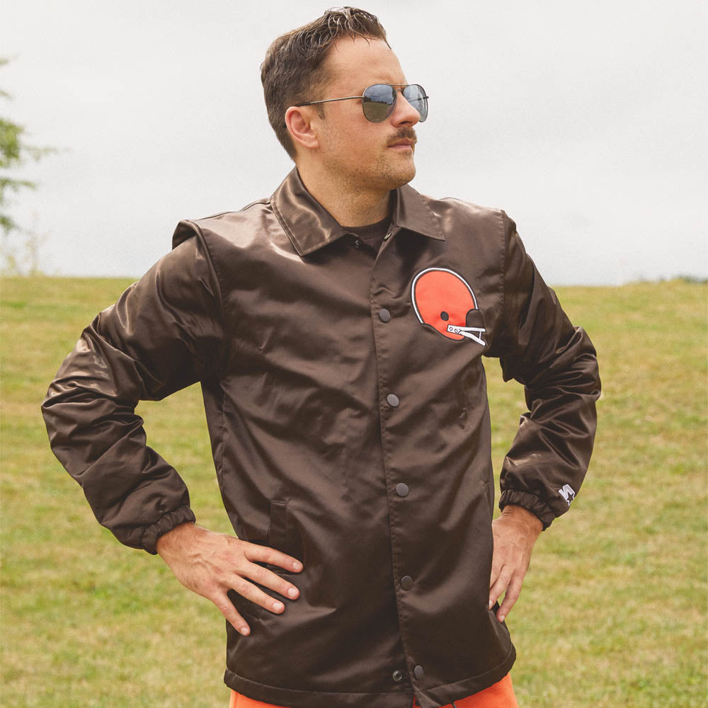 HOMAGE X Starter Browns Coach's Jacket Visit