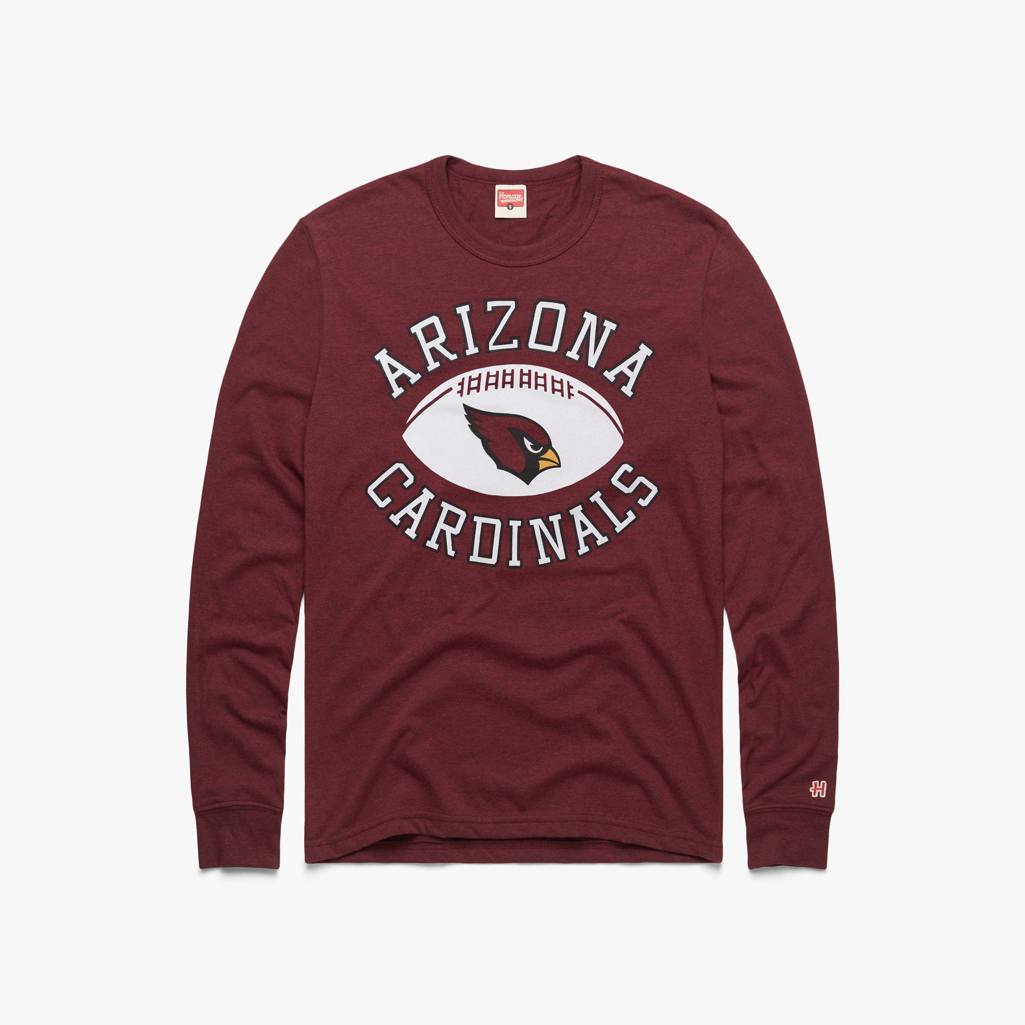 Arizona Cardinals Pigskin Long Sleeve Tee Cheap Sale Supply