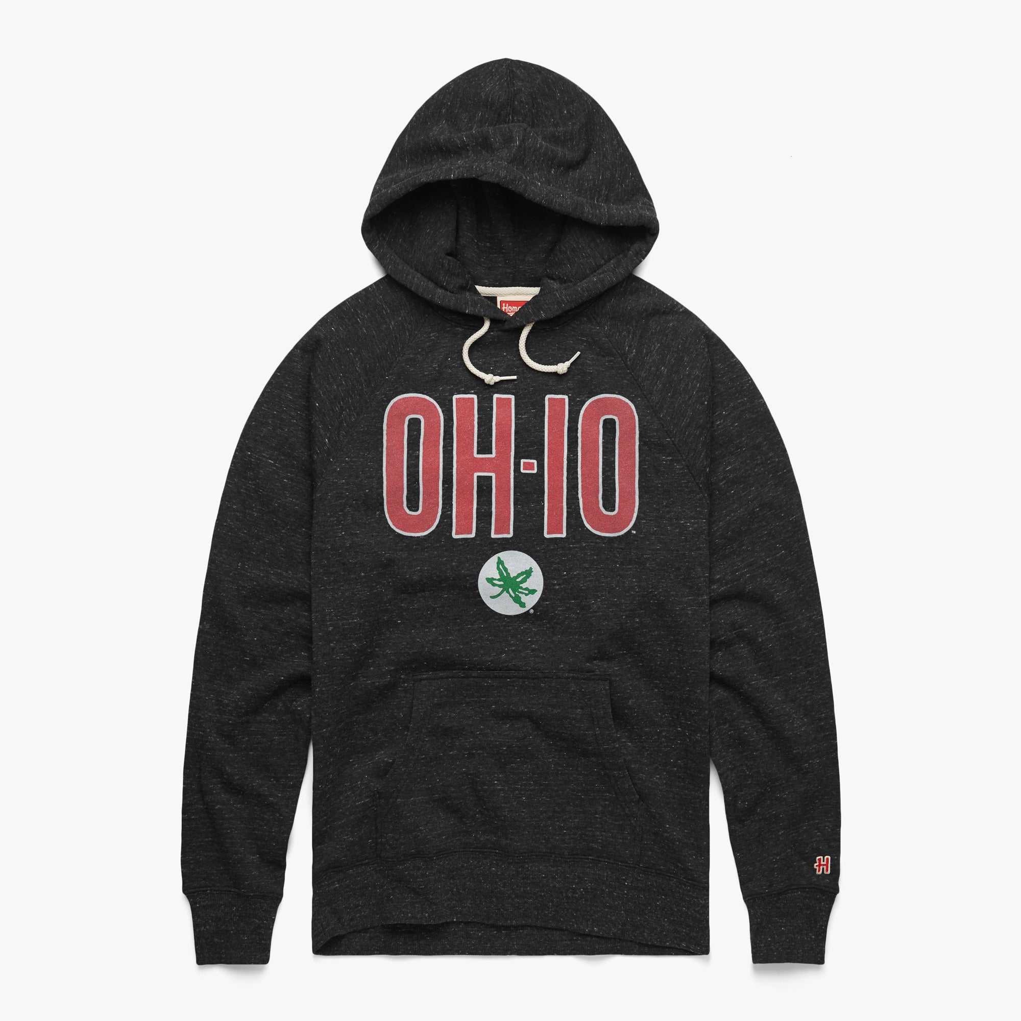 OH-IO Buckeye Leaf Hoodie Discount 2025 Unisex