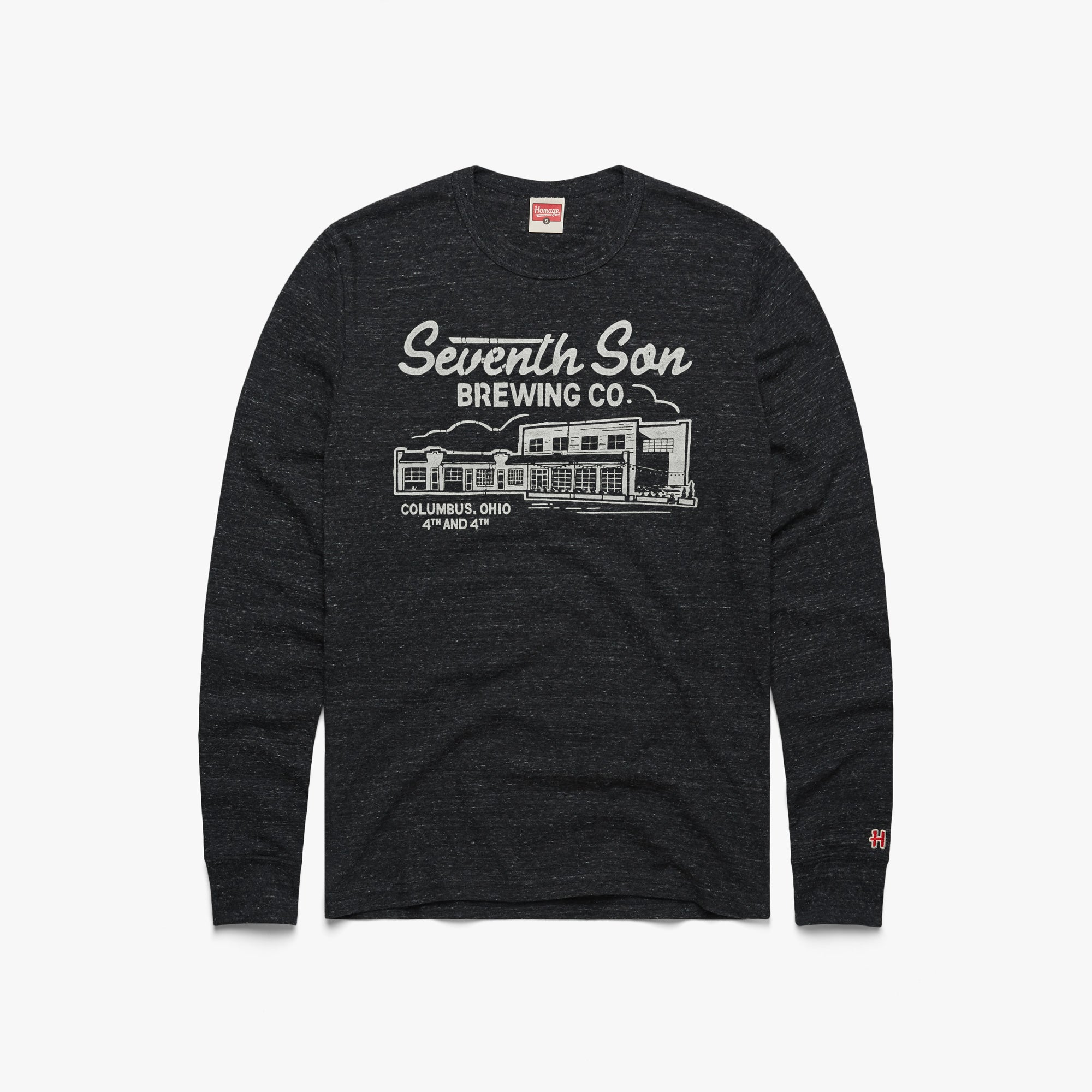 Seventh Son Brewing Co. Long Sleeve Tee Cheap For Nice