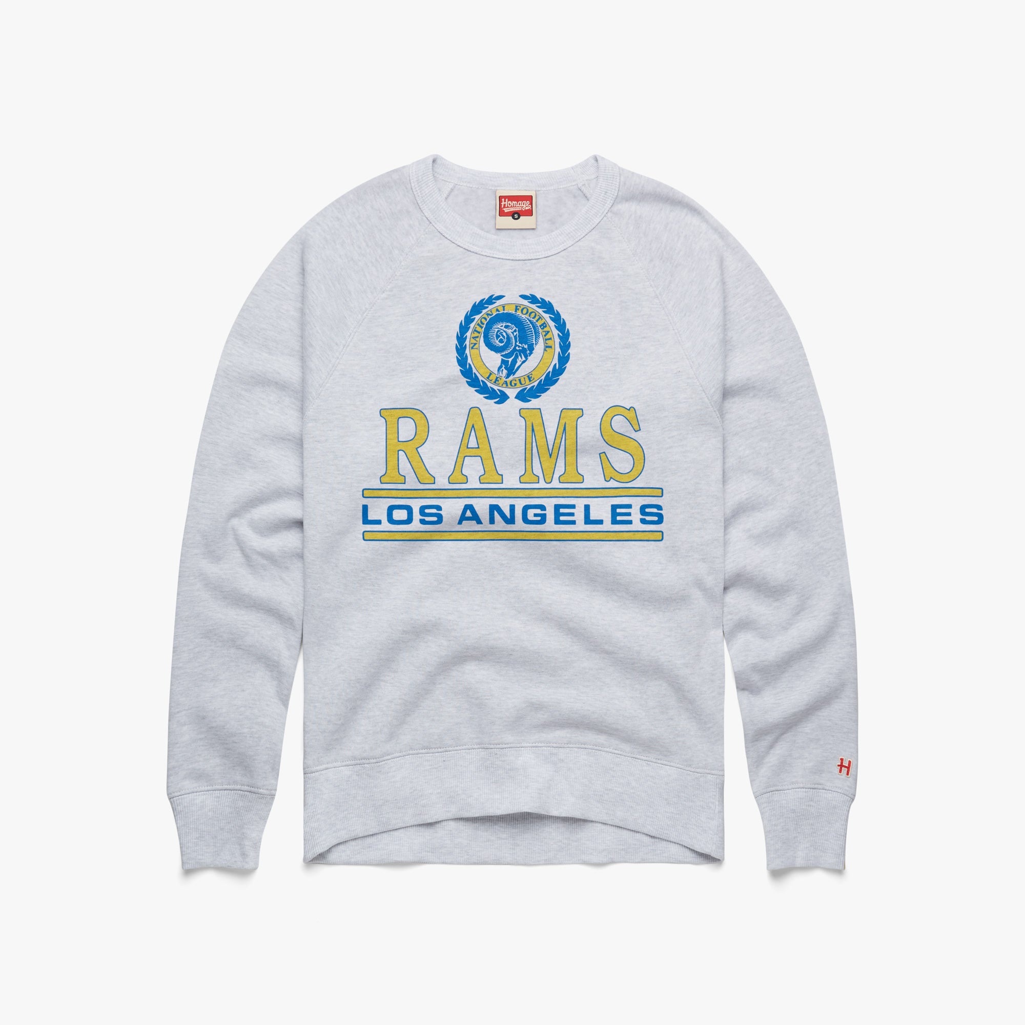 Los Angeles Rams Crest Crewneck Clearance Clearance Store