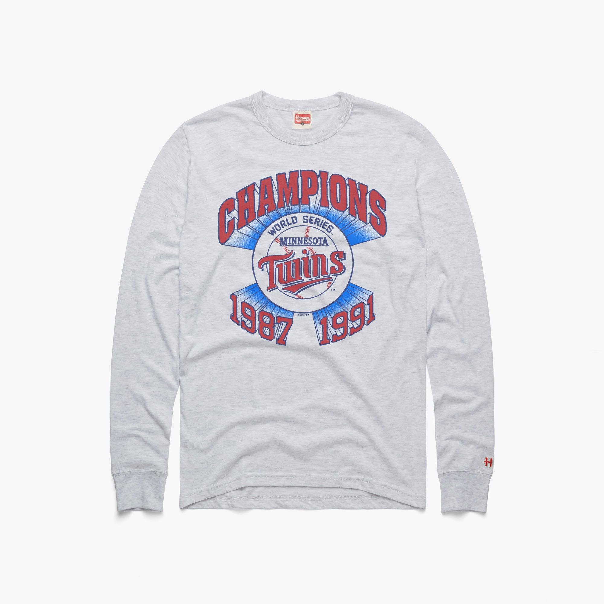 Minnesota Twins World Series Champs Long Sleeve Tee Discount Outlet Store