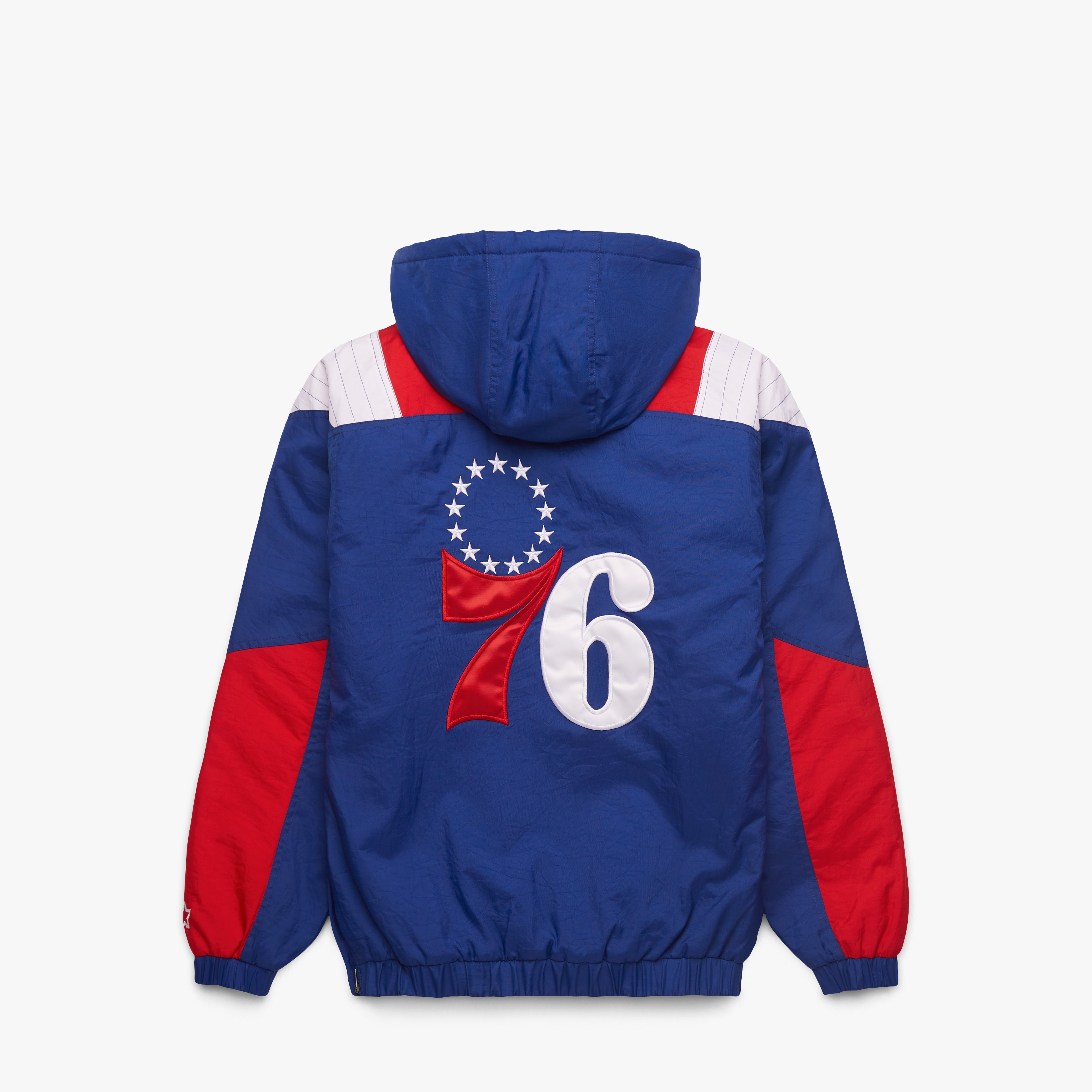 HOMAGE X Starter 76ers Pullover Jacket Discount Order