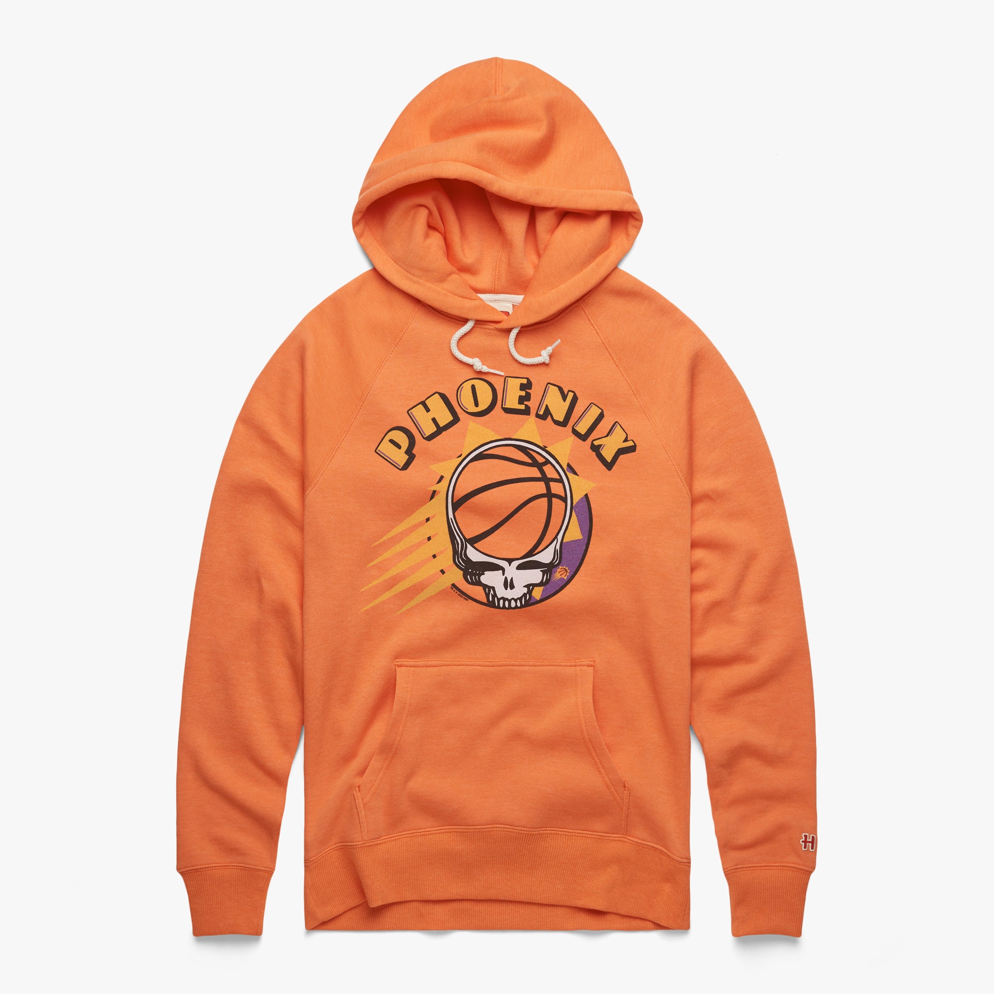 NBA x Grateful Dead x Suns Skull Hoodie Free Shipping Low Cost