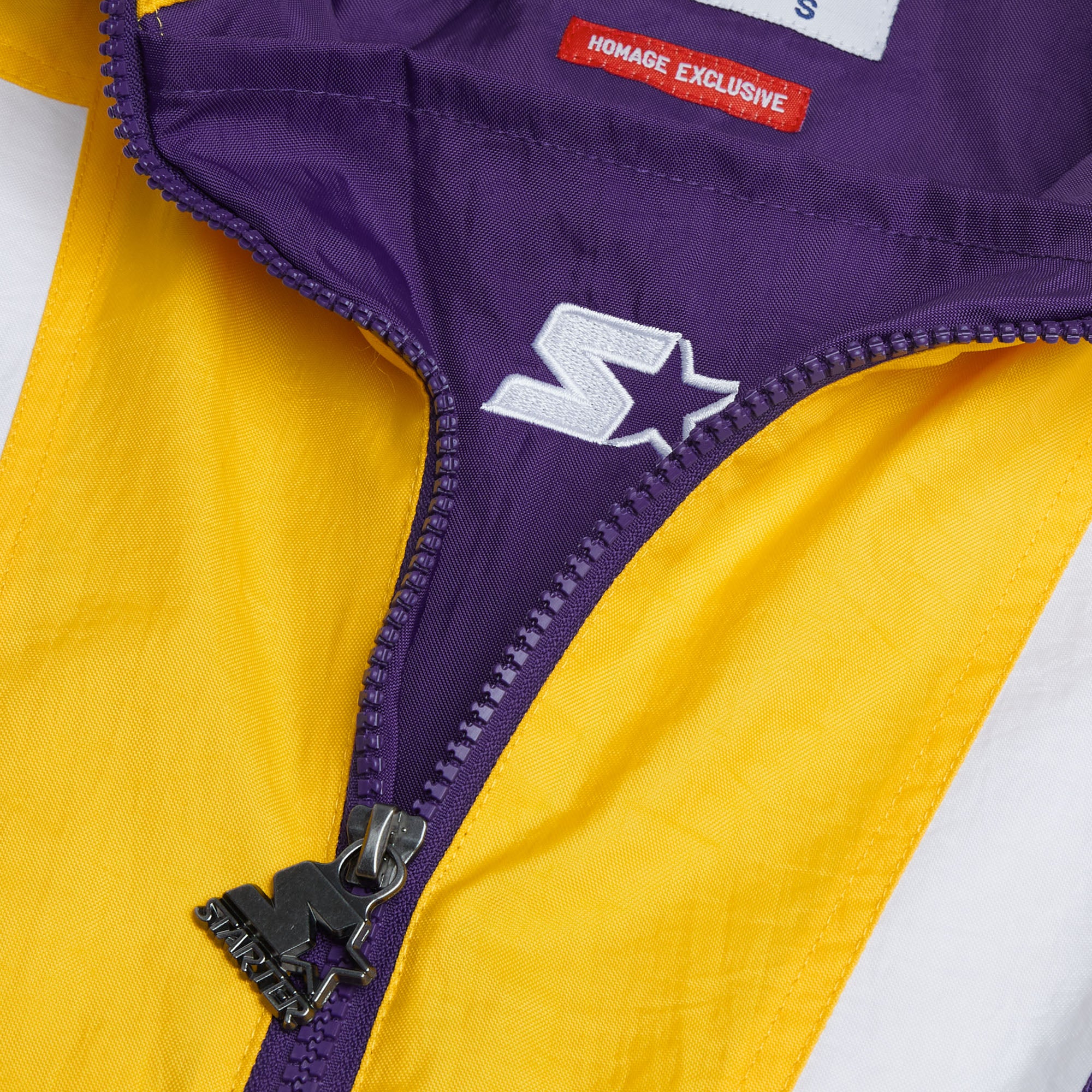 HOMAGE X Starter Lakers Pullover Jacket Cheap Pirce