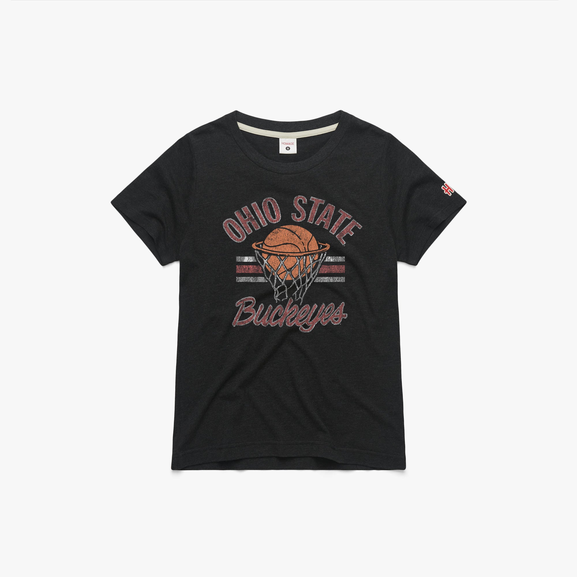 Women's Ohio State Buckeyes Basketball Stripe Shipping Outlet Store Online