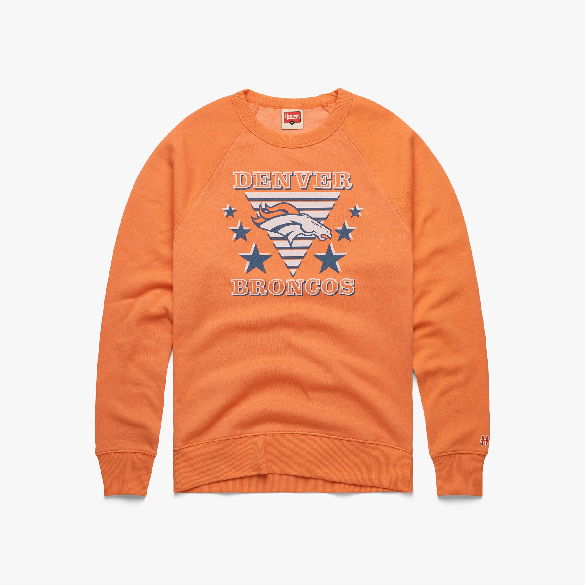 Denver Broncos Super Star Crewneck Online Online Clearance