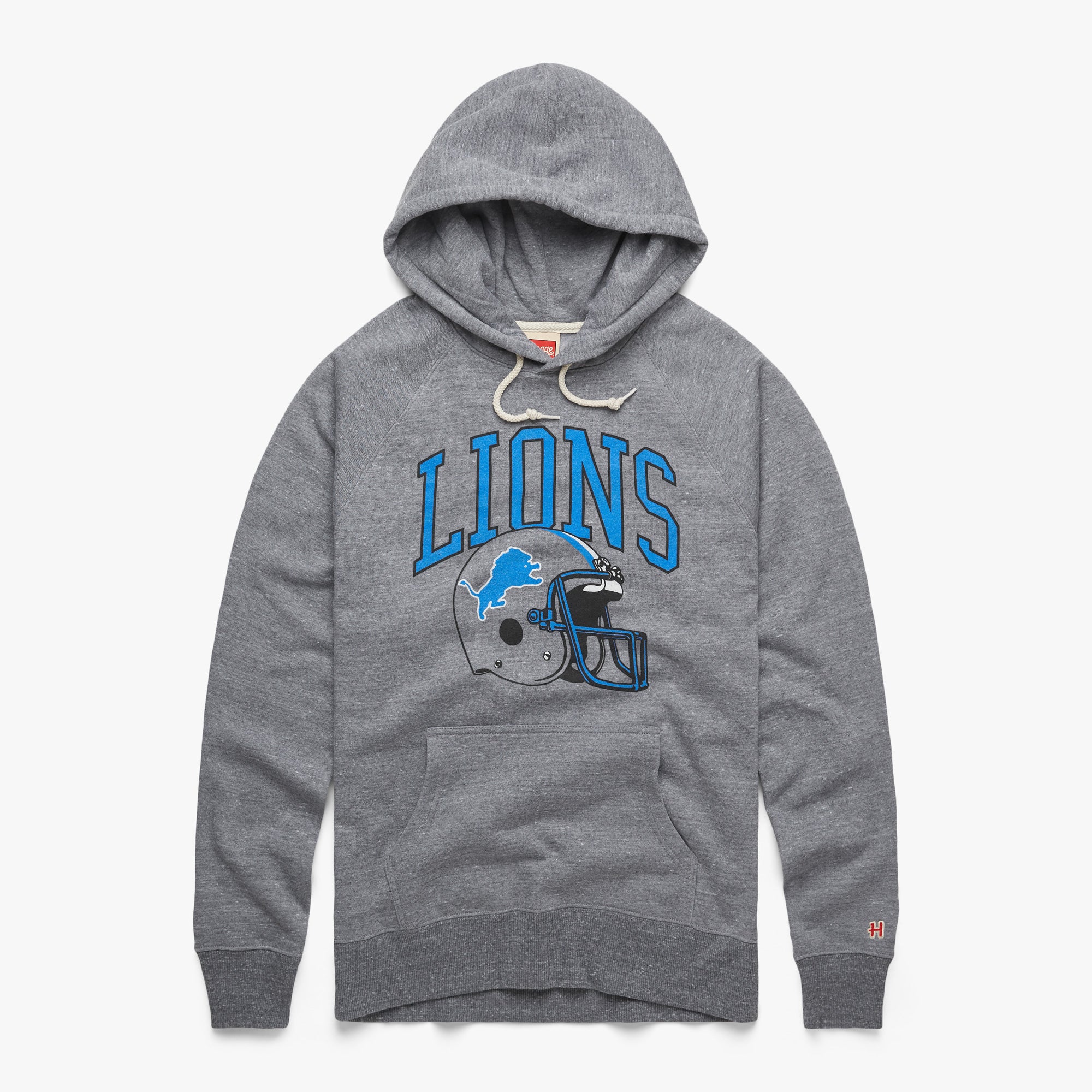 Detroit Lions Helmet Retro Hoodie Discount Inexpensive