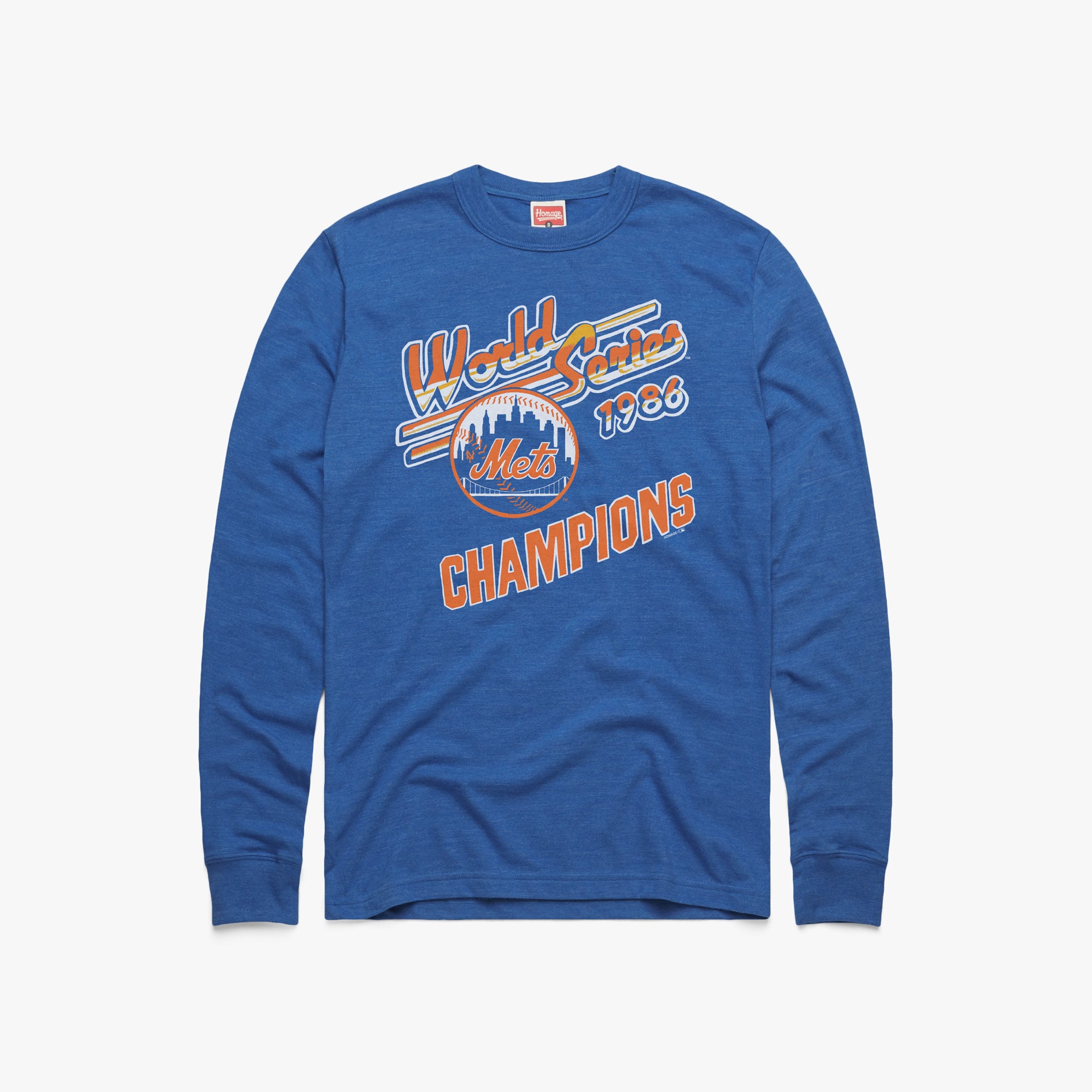 Mets World Series Champs 1986 Long Sleeve Tee Clearance Wiki