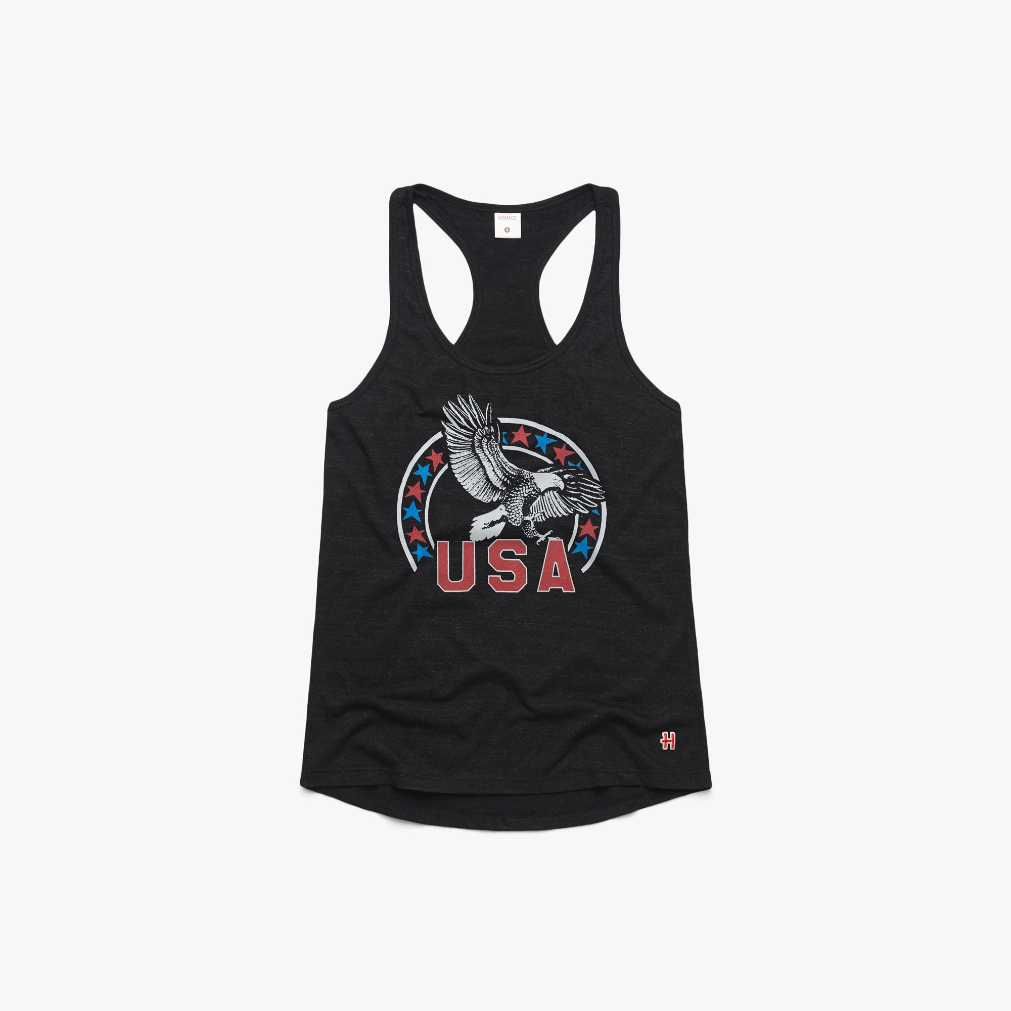 Women's USA Bald Eagle Racerback Cheap Sale Popular