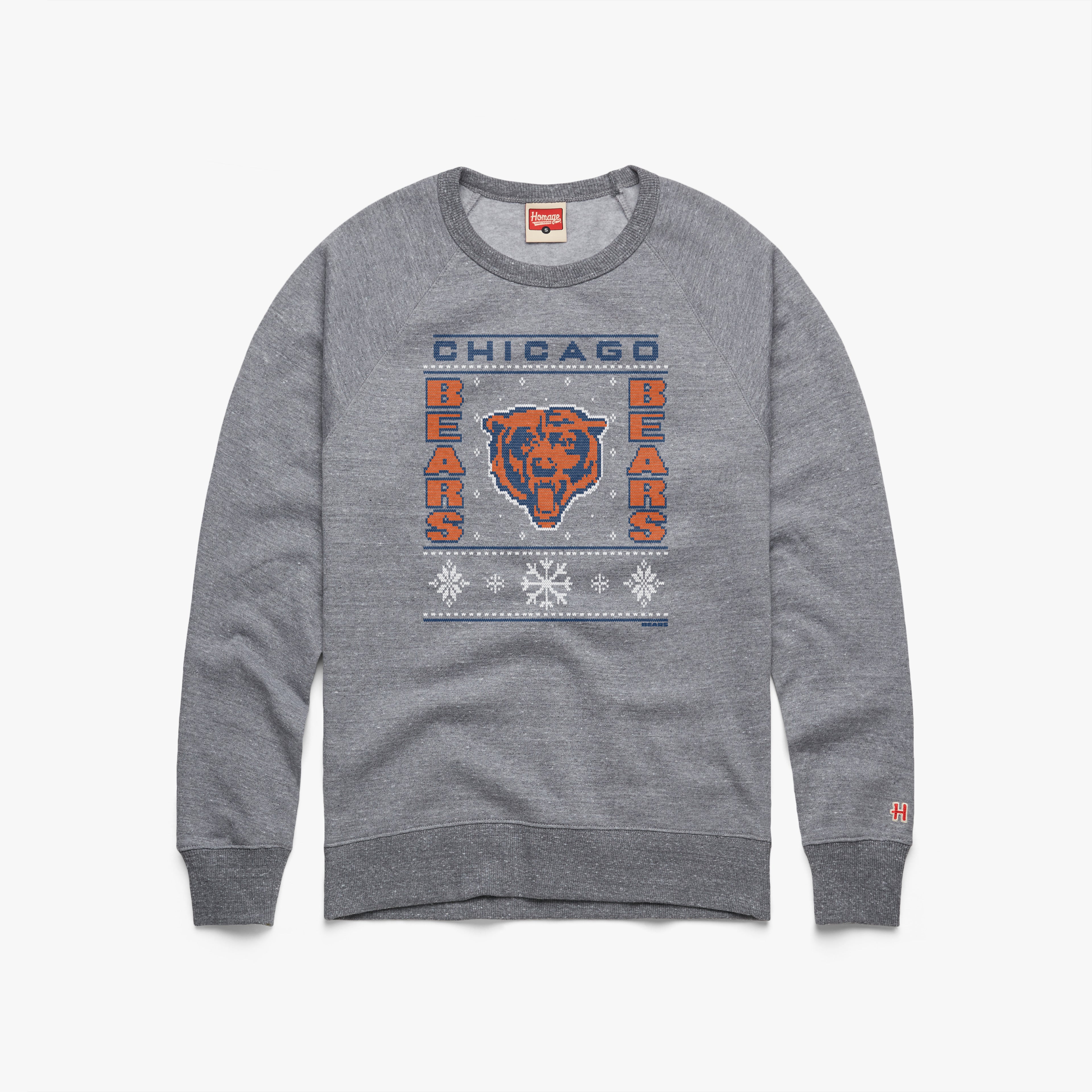 Chicago Bears Holiday Crewneck Cheap Pice Cost