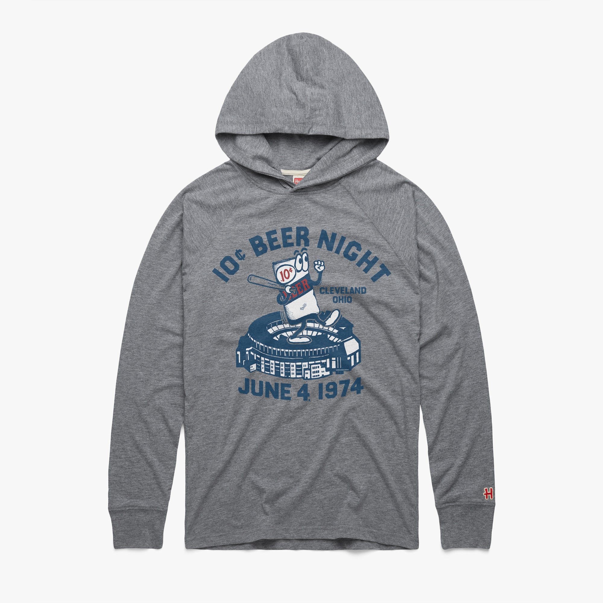 10 Cent Beer Night Cleveland Ohio Lightweight Hoodie Visit New Sale Online