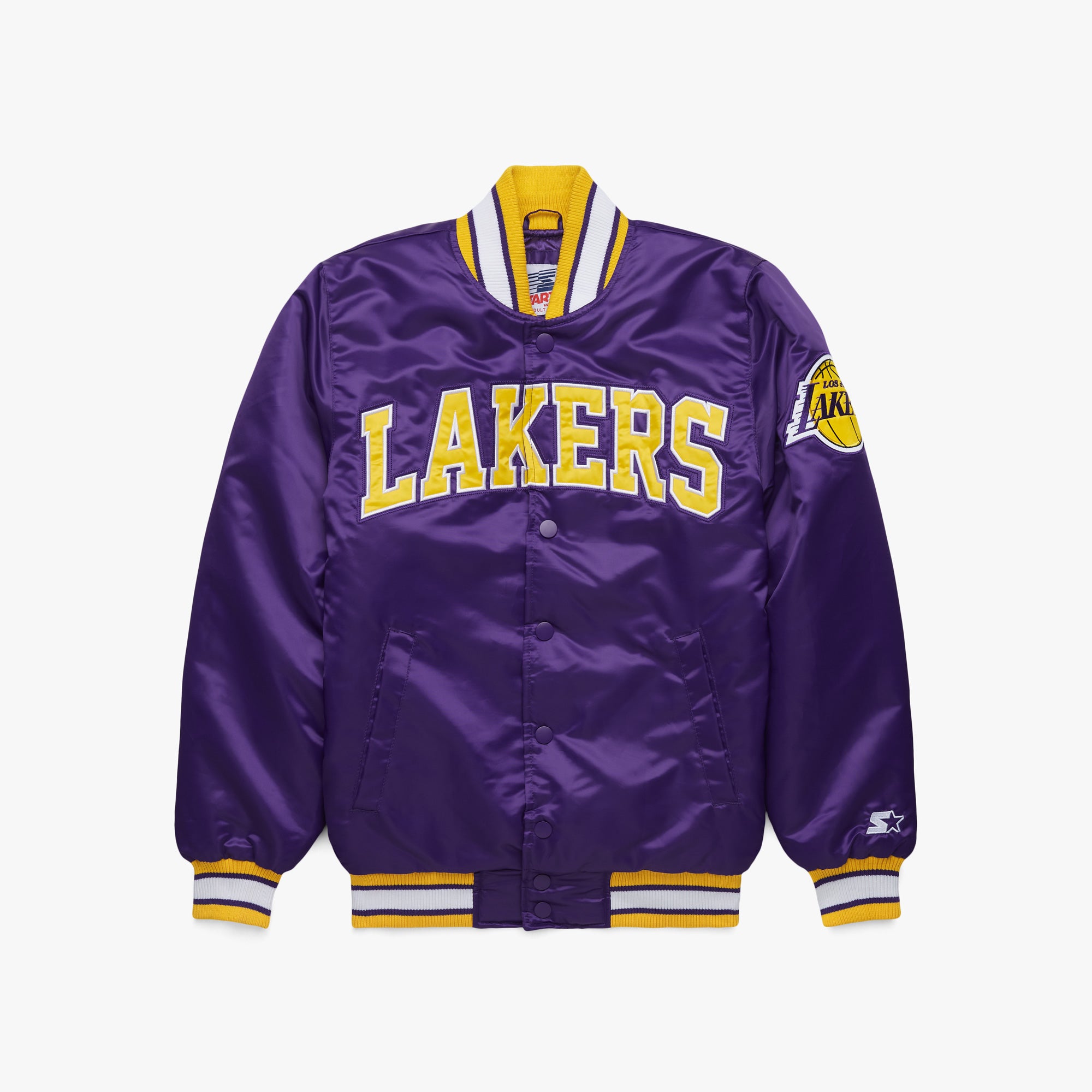 HOMAGE x Starter Lakers Satin Jacket Cheap Factory Outlet