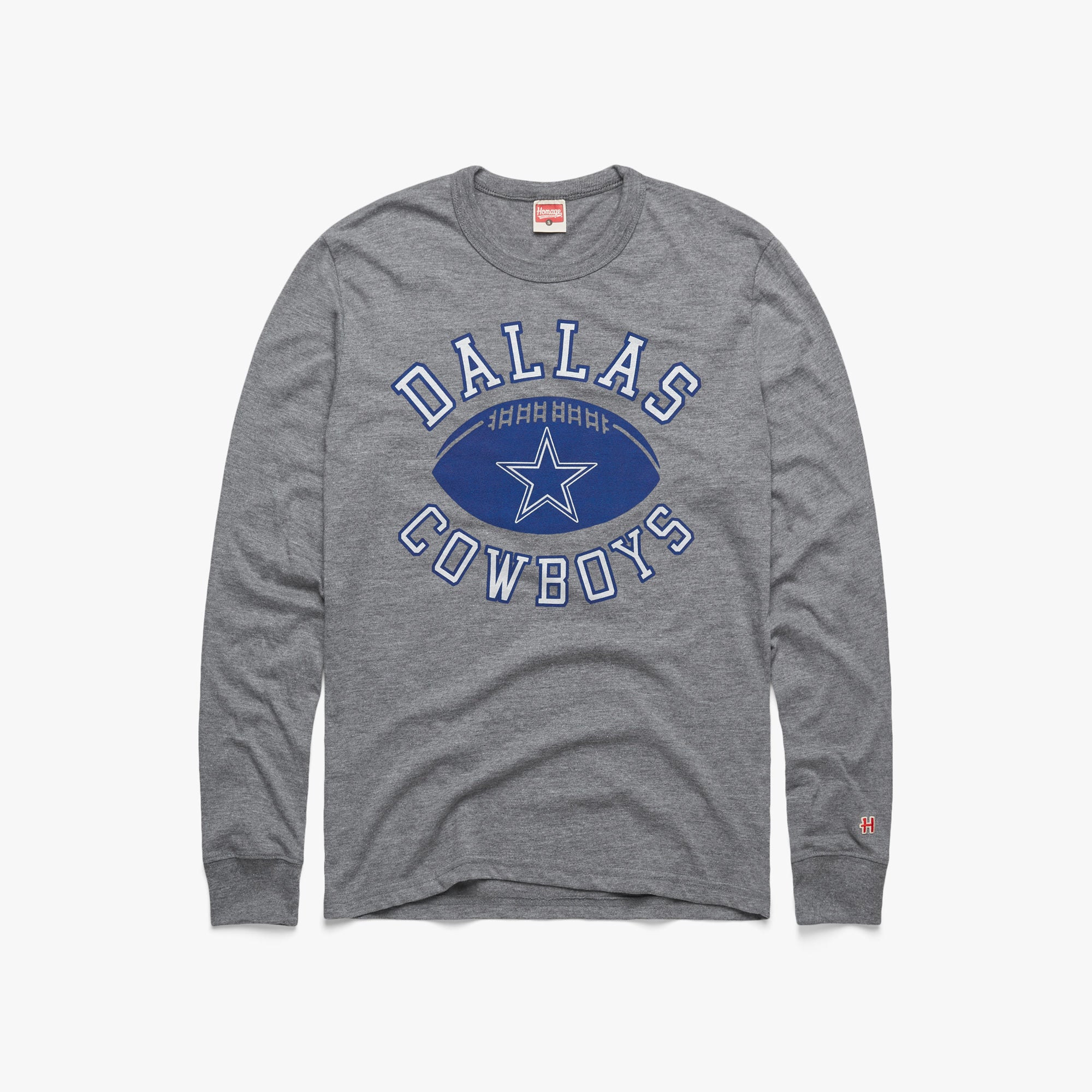 Dallas Cowboys Pigskin Long Sleeve Tee Outlet Fashionable