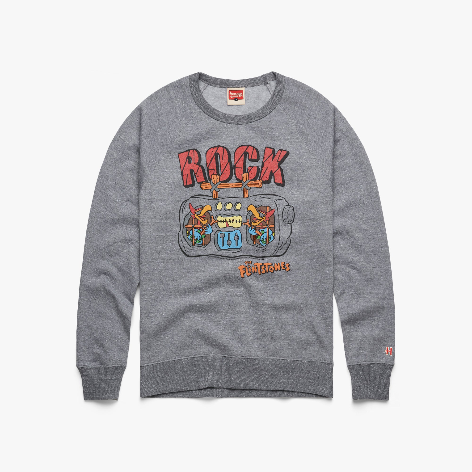 The Flintstones Rock Crewneck Free Shipping Factory Outlet