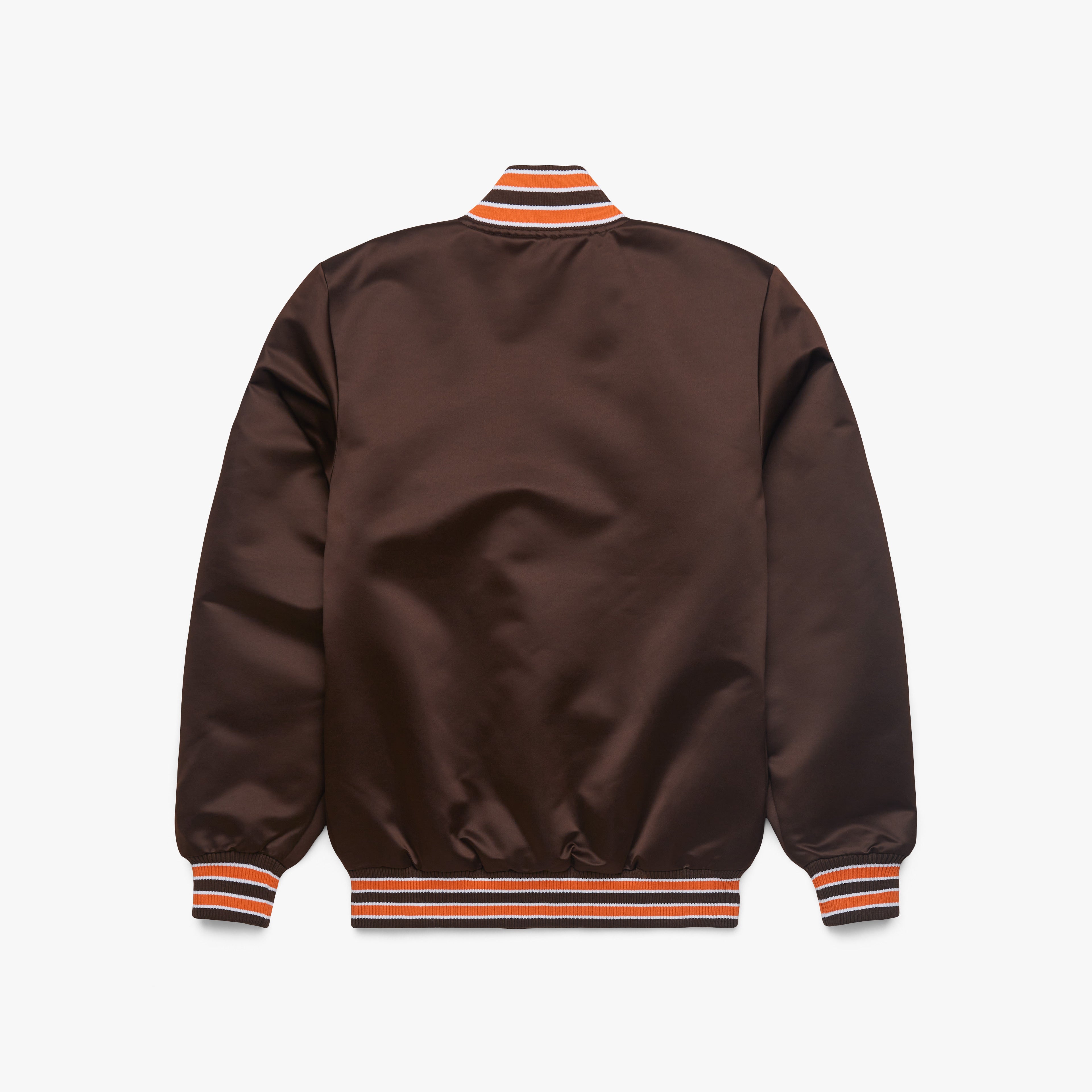 HOMAGE X Starter Browns Arch Heavyweight Satin Jacket Discount Original