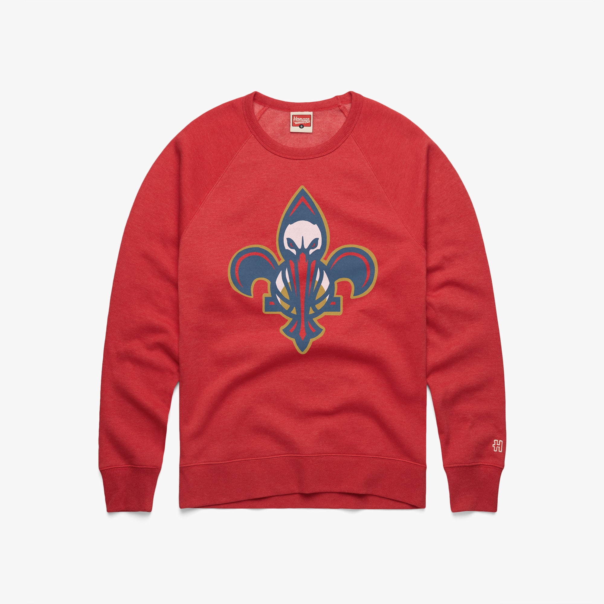 New Orleans Pelicans Logo Crewneck Sale Online Cheap