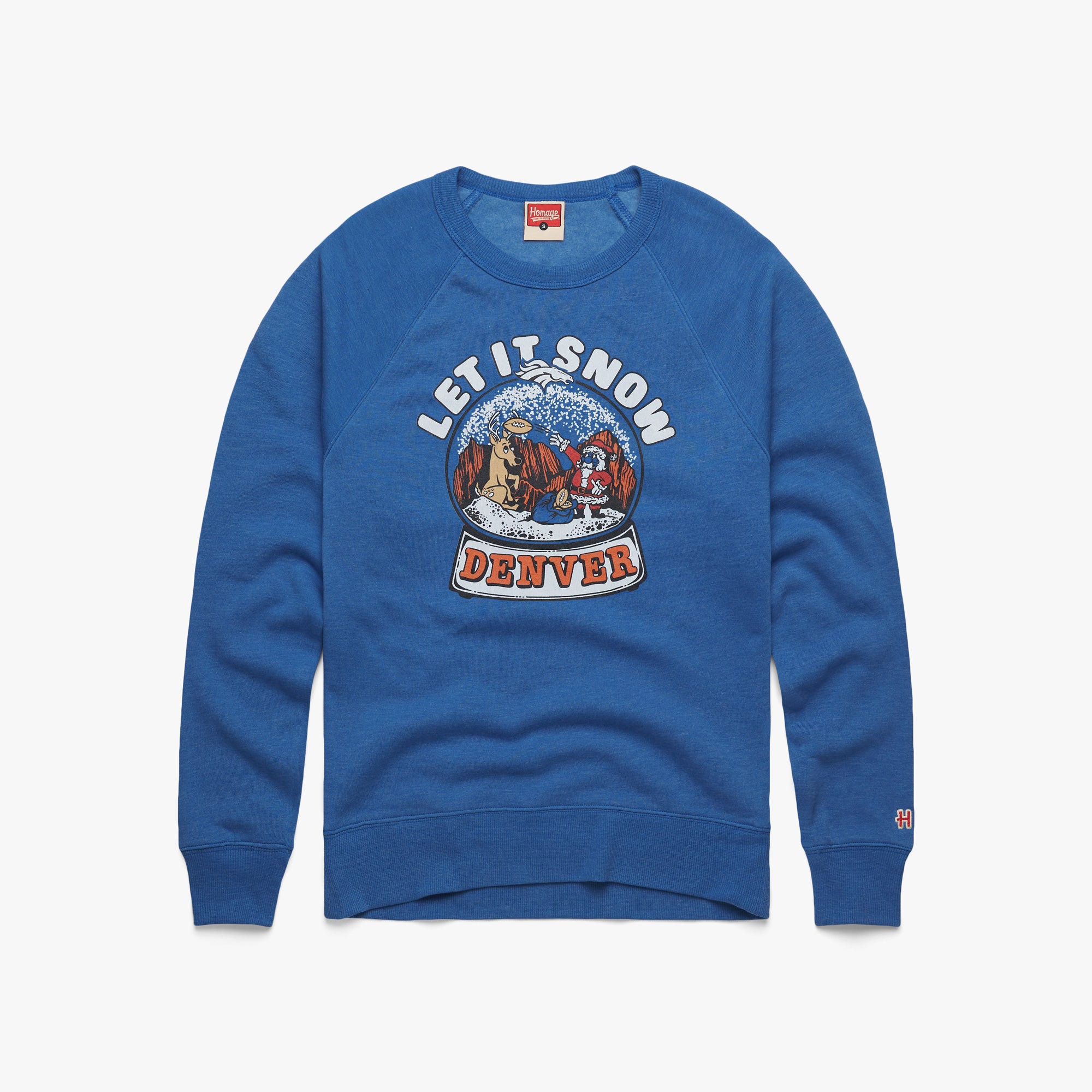 Denver Broncos Christmas Crewneck Outlet Manchester Great Sale