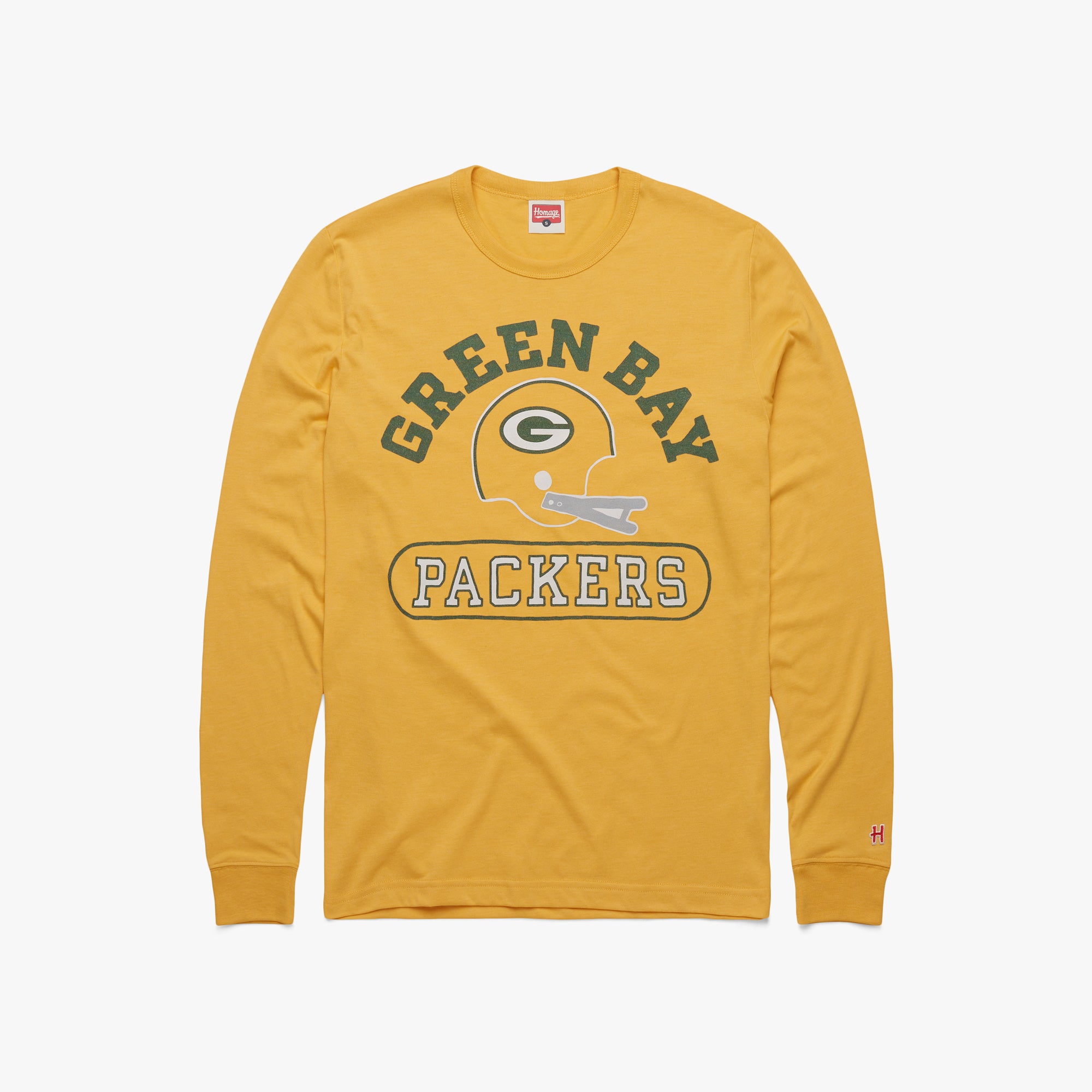 Green Bay Packers Throwback Helmet Long Sleeve Tee Cheap Footlocker Finishline