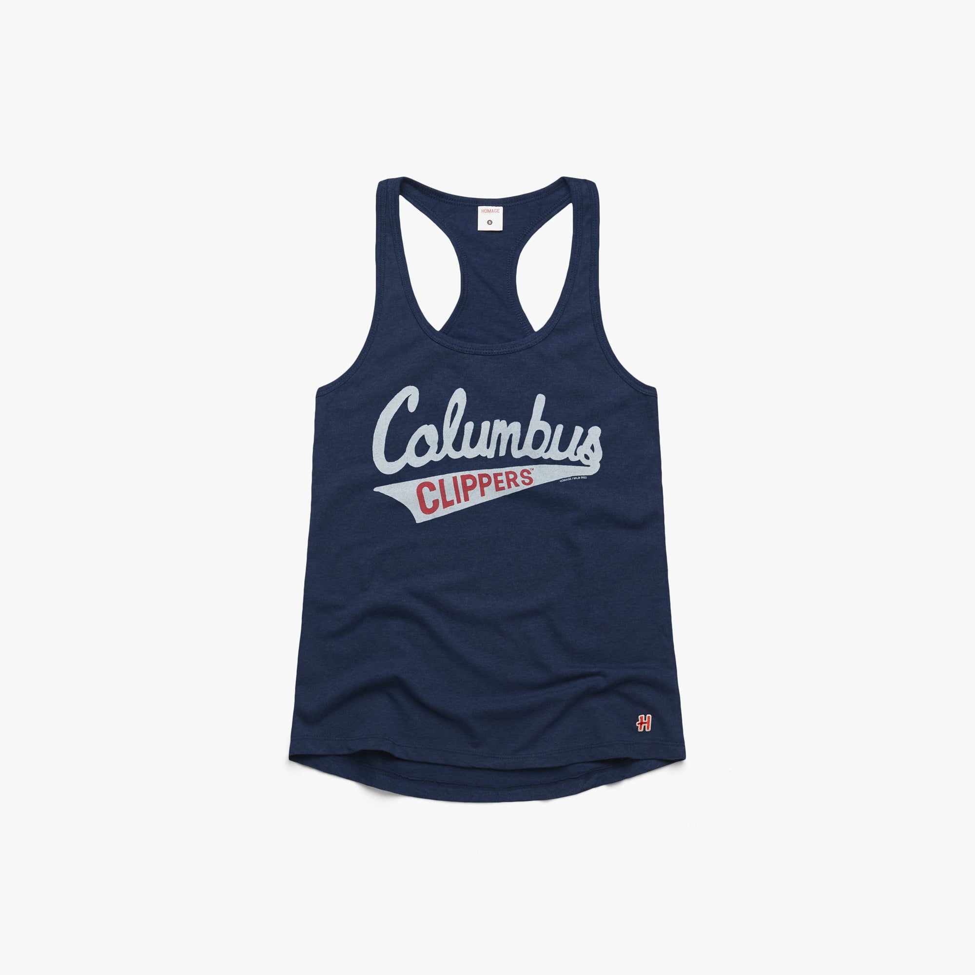 Women's Script Columbus Clippers Racerback Enjoy Online