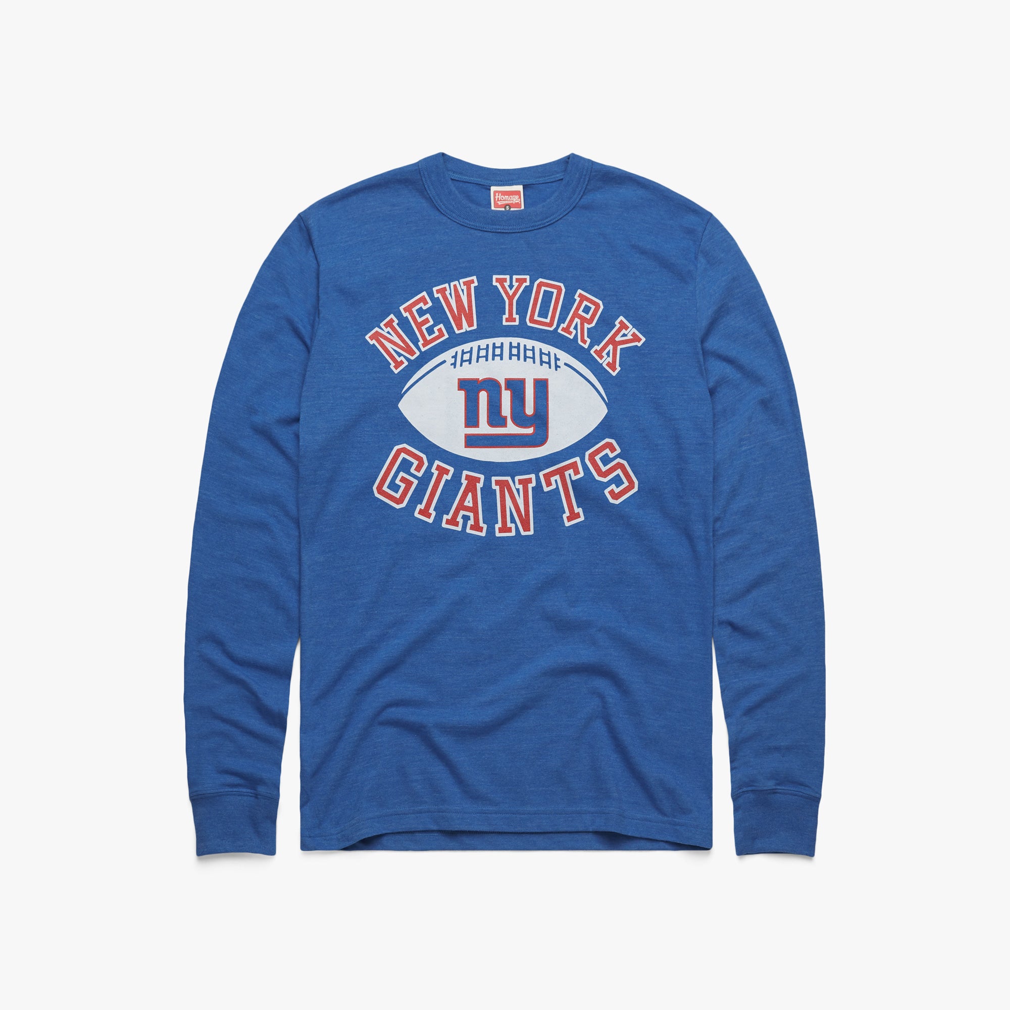 New York Giants Pigskin Long Sleeve Tee Cheap Sale Newest