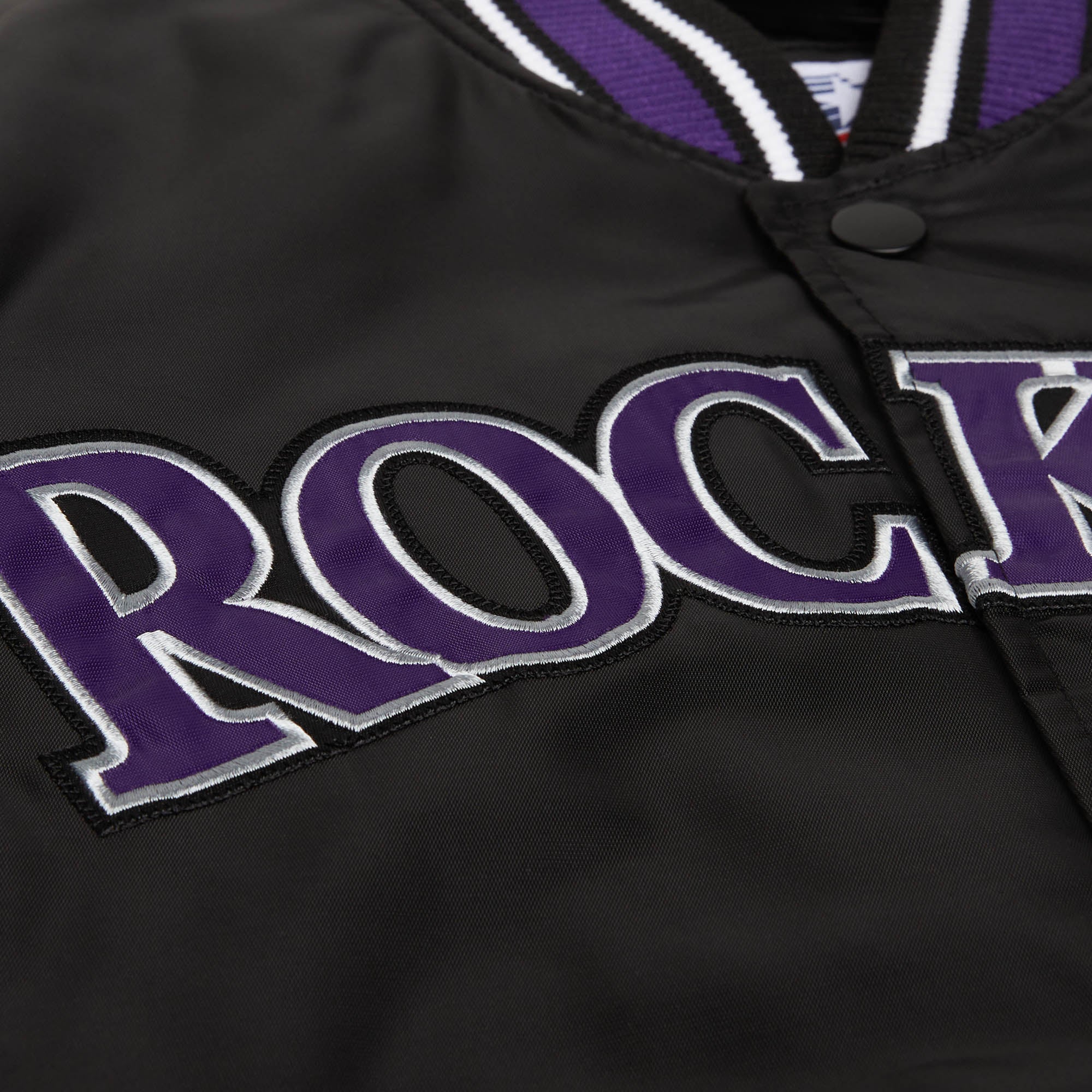 HOMAGE X Starter Rockies Satin Jacket Big Discount Online