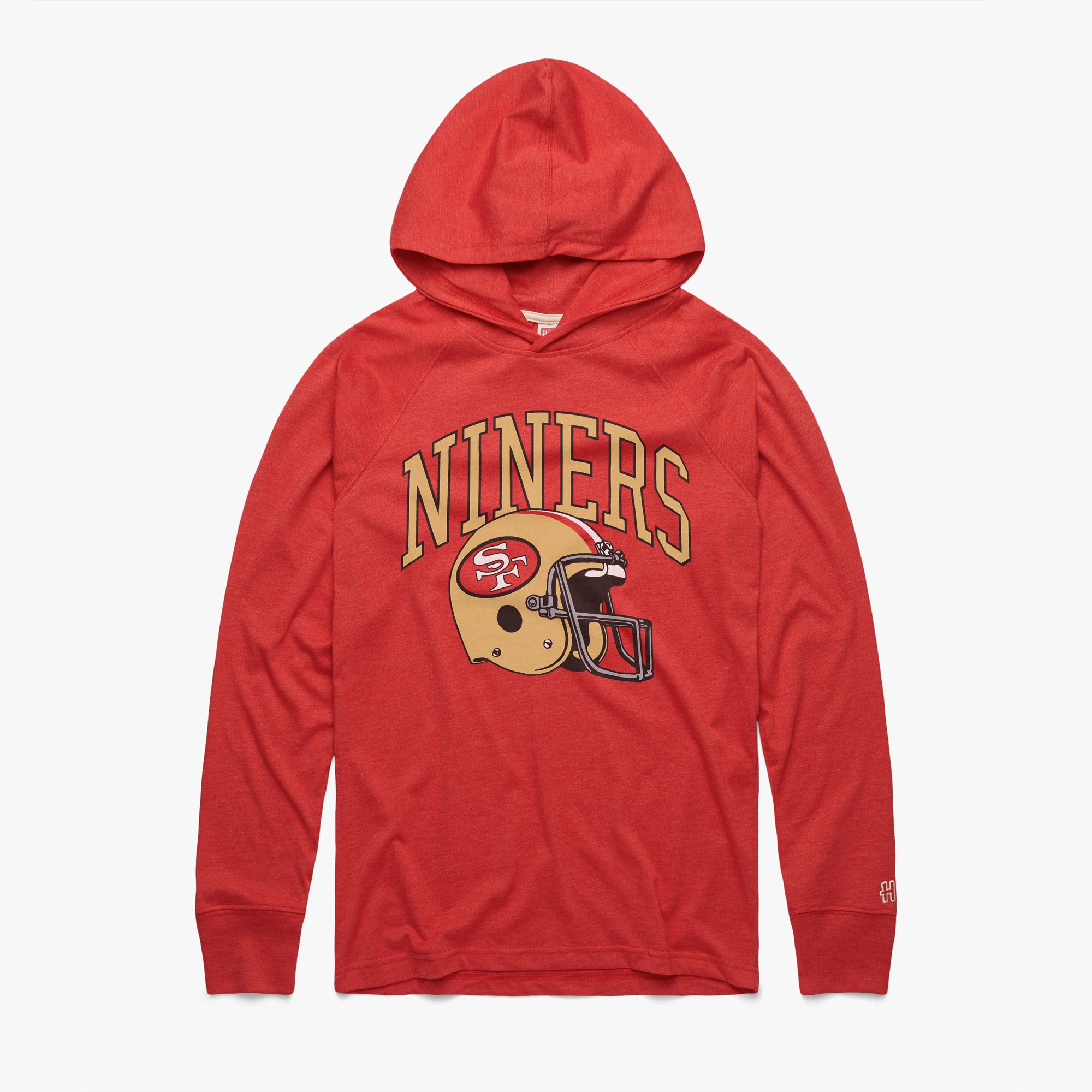 San Francisco 49ers Helmet Retro Lightweight Hoodie Browse Cheap Pice