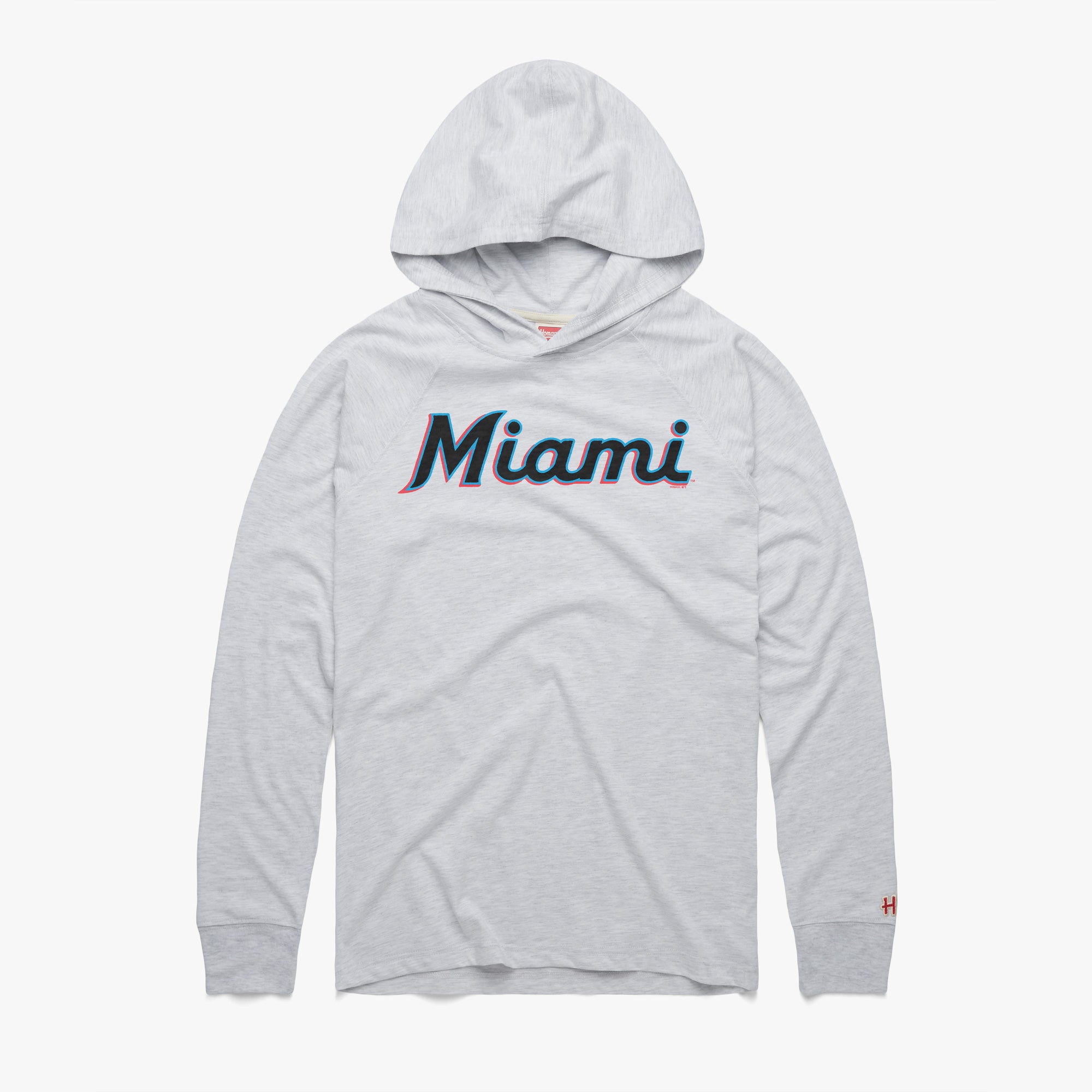 Miami Marlins Jersey Logo Lightweight Hoodie Buy Cheap Many Kinds Of