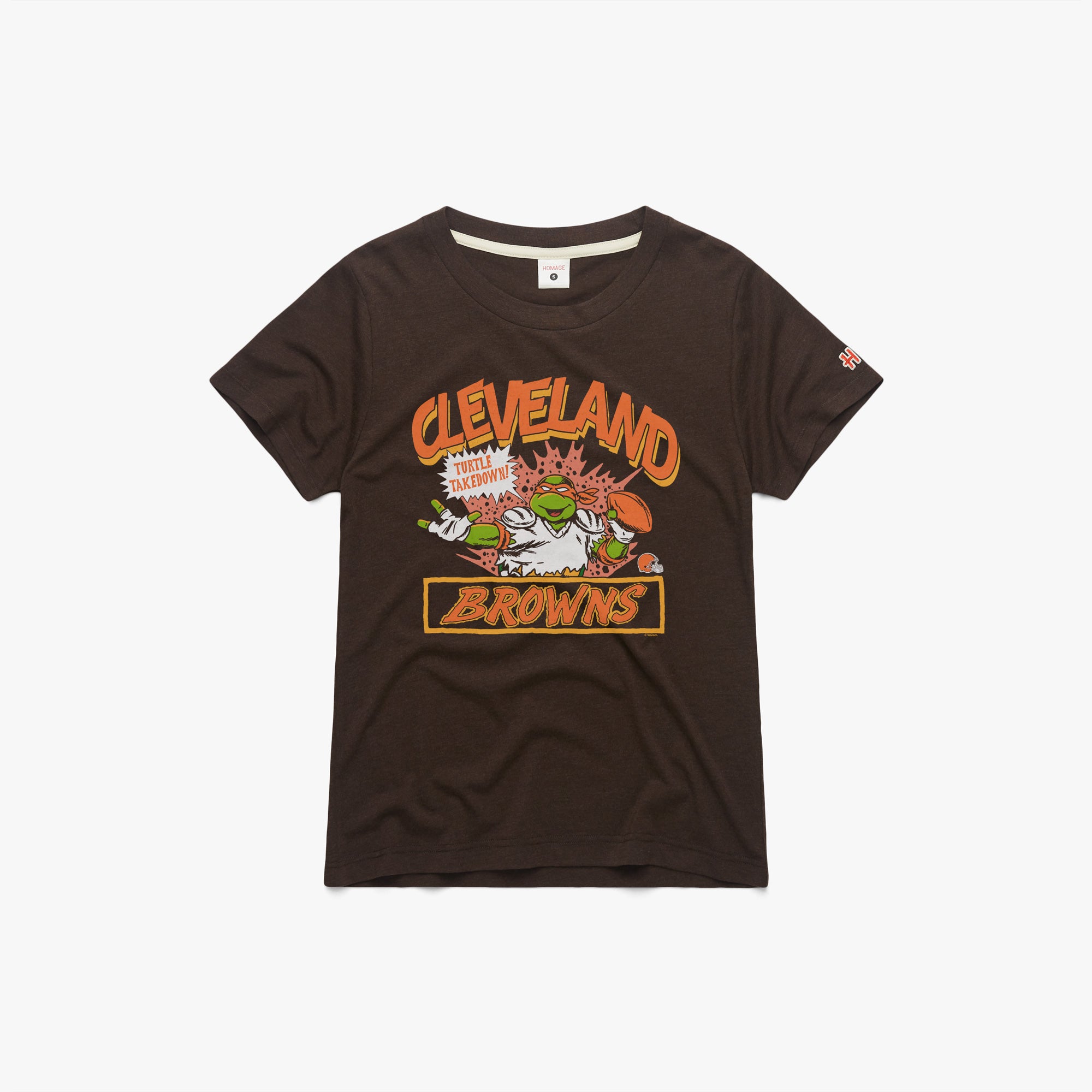 Women's TMNT Michelangelo x Cleveland Browns Pay With Paypal