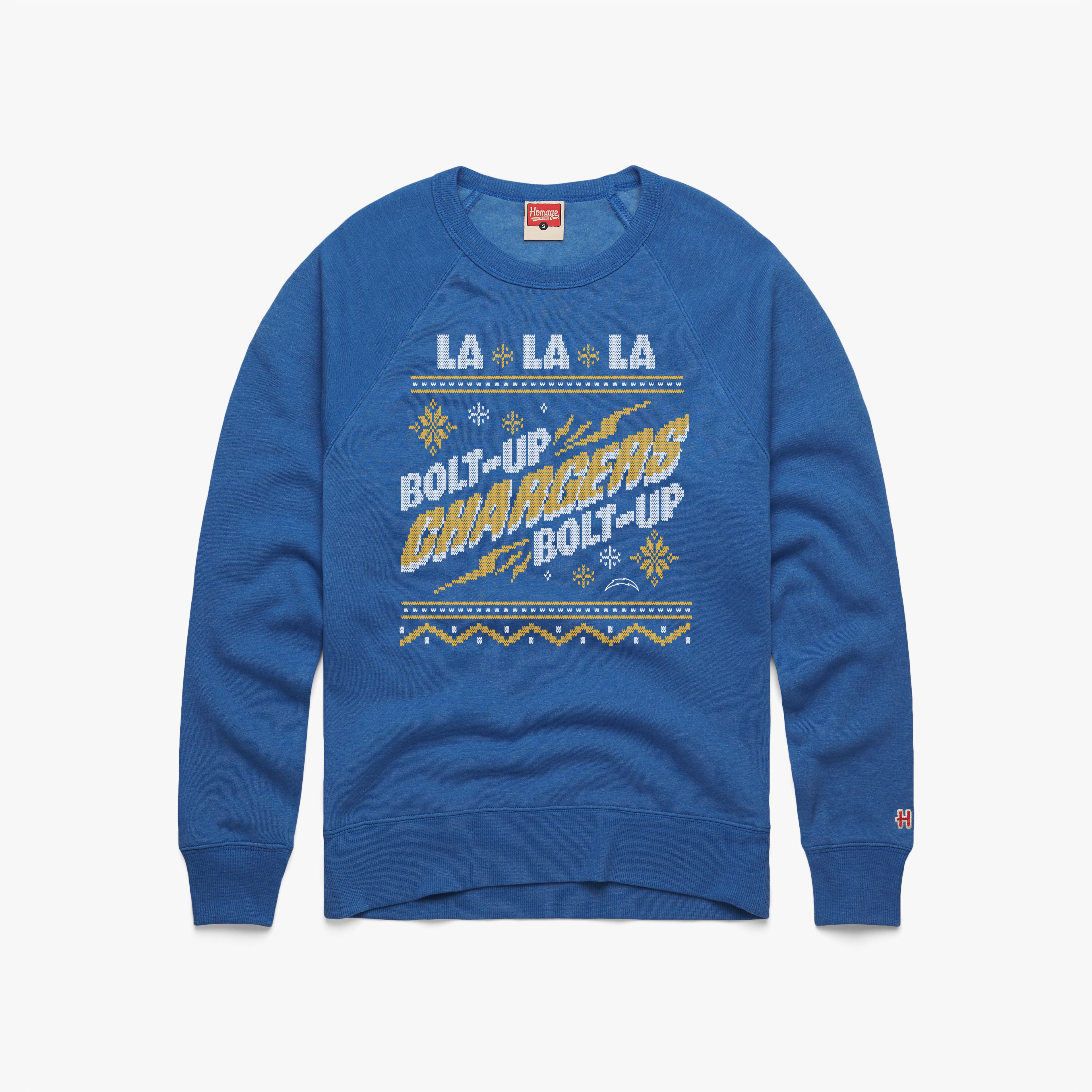 Los Angeles Chargers Holiday Crewneck Cheap Sale Websites