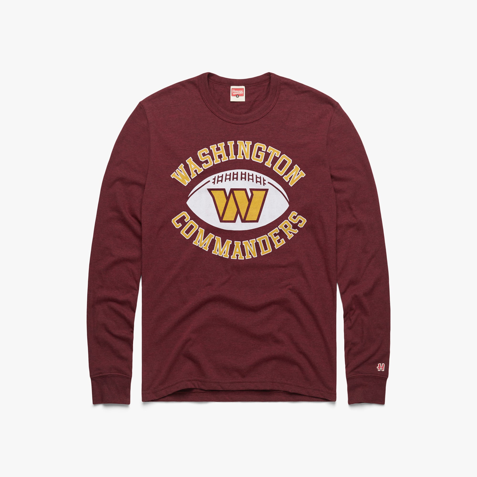 Washington Commanders Pigskin Long Sleeve Tee From China For Sale