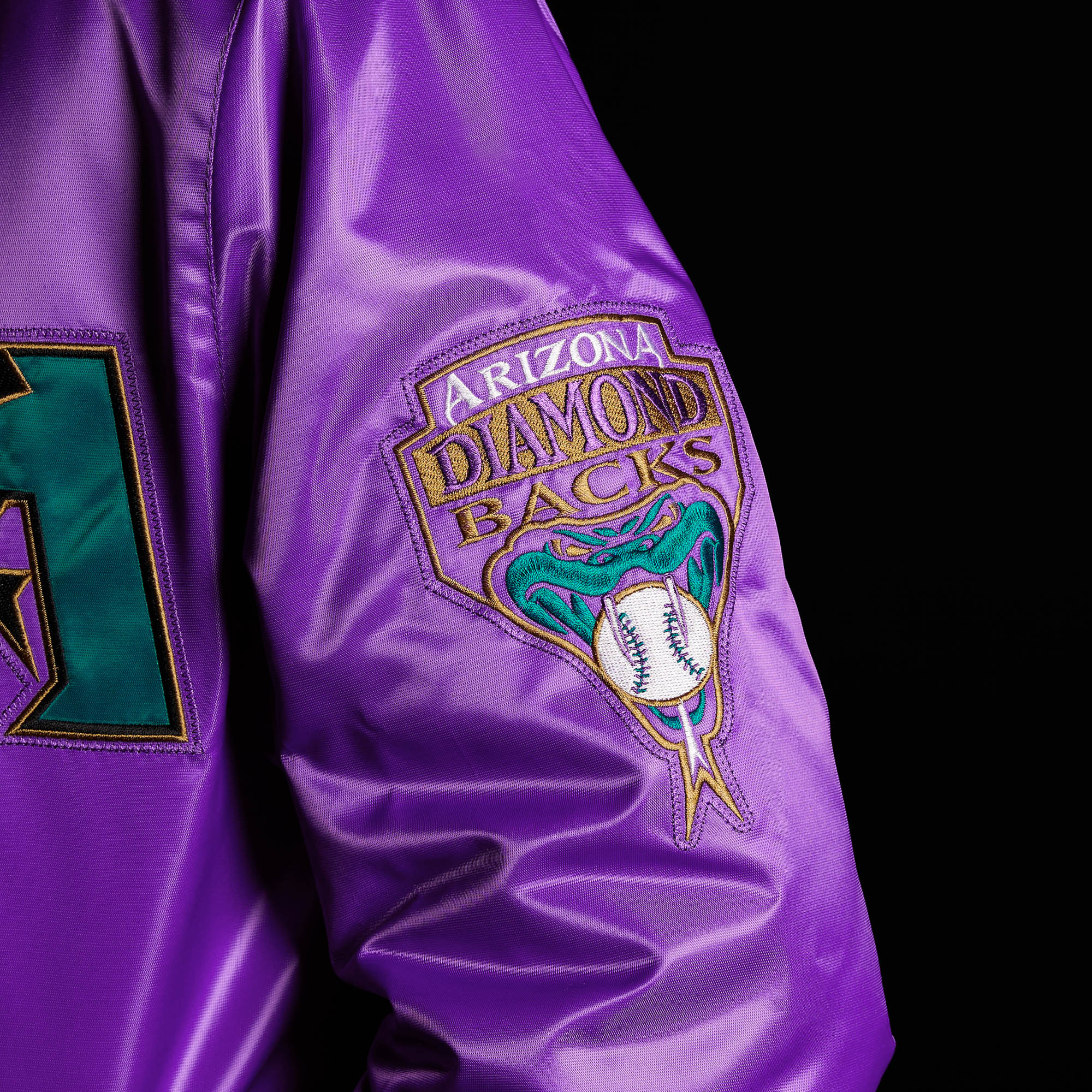 HOMAGE X Starter Diamondbacks Satin Jacket Free Shipping Largest Supplier