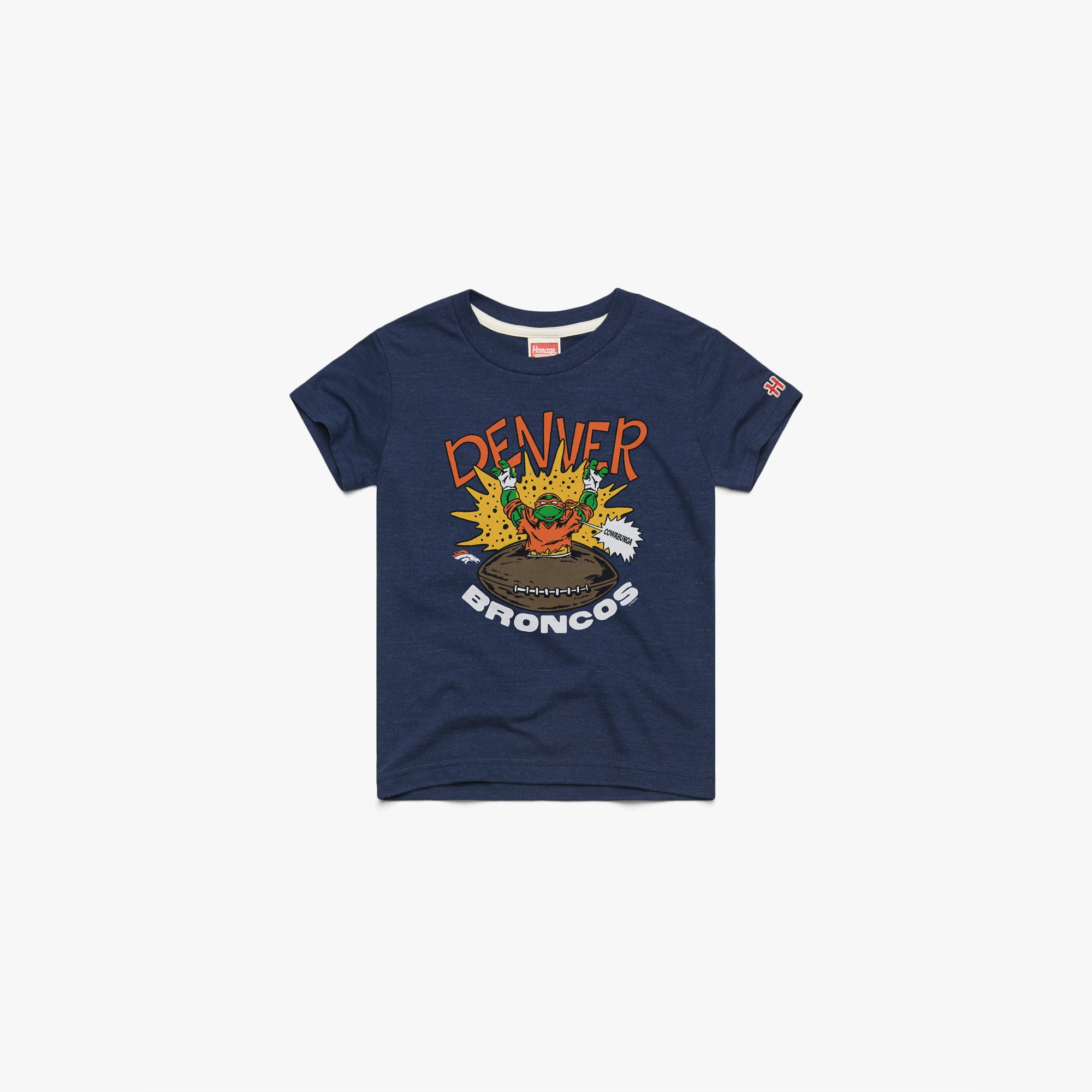 Youth TMNT Michelangelo x Denver Broncos Quality Free Shipping Low Pice