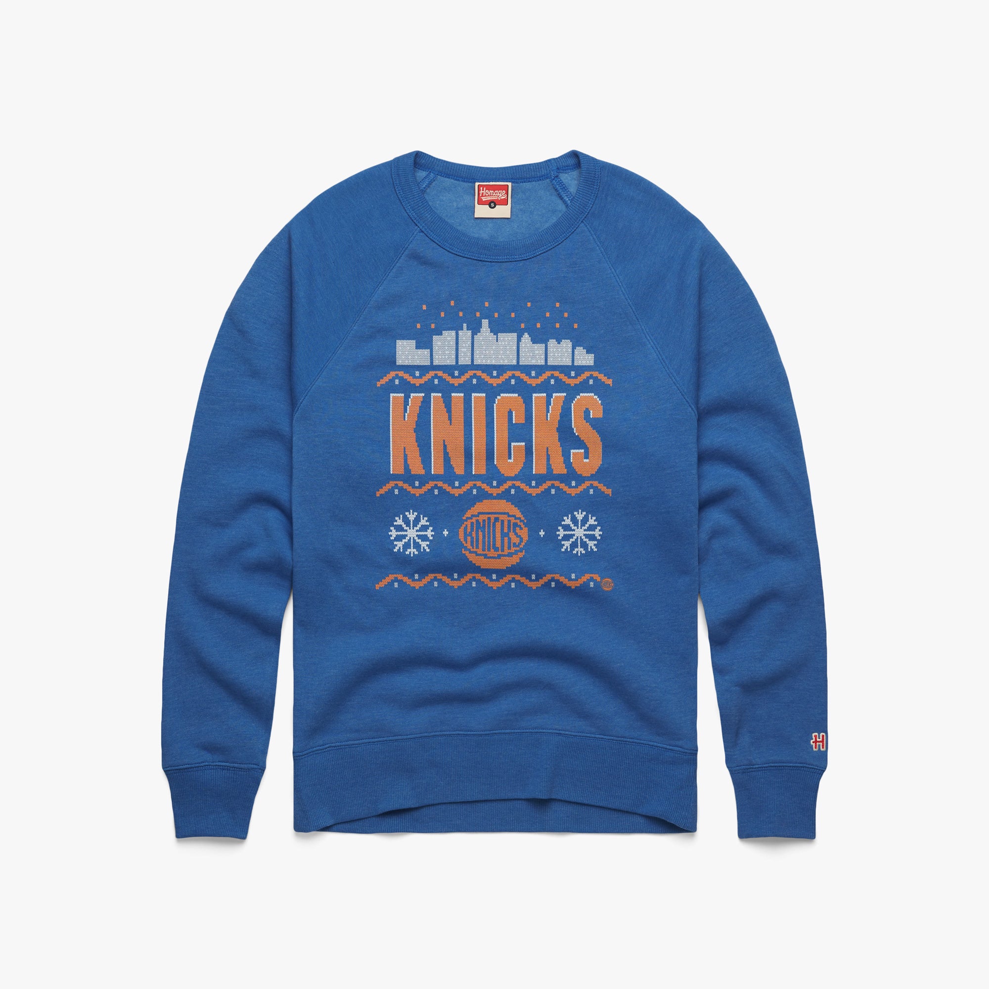 New York Knicks Holiday Crewneck Discount Outlet Locations