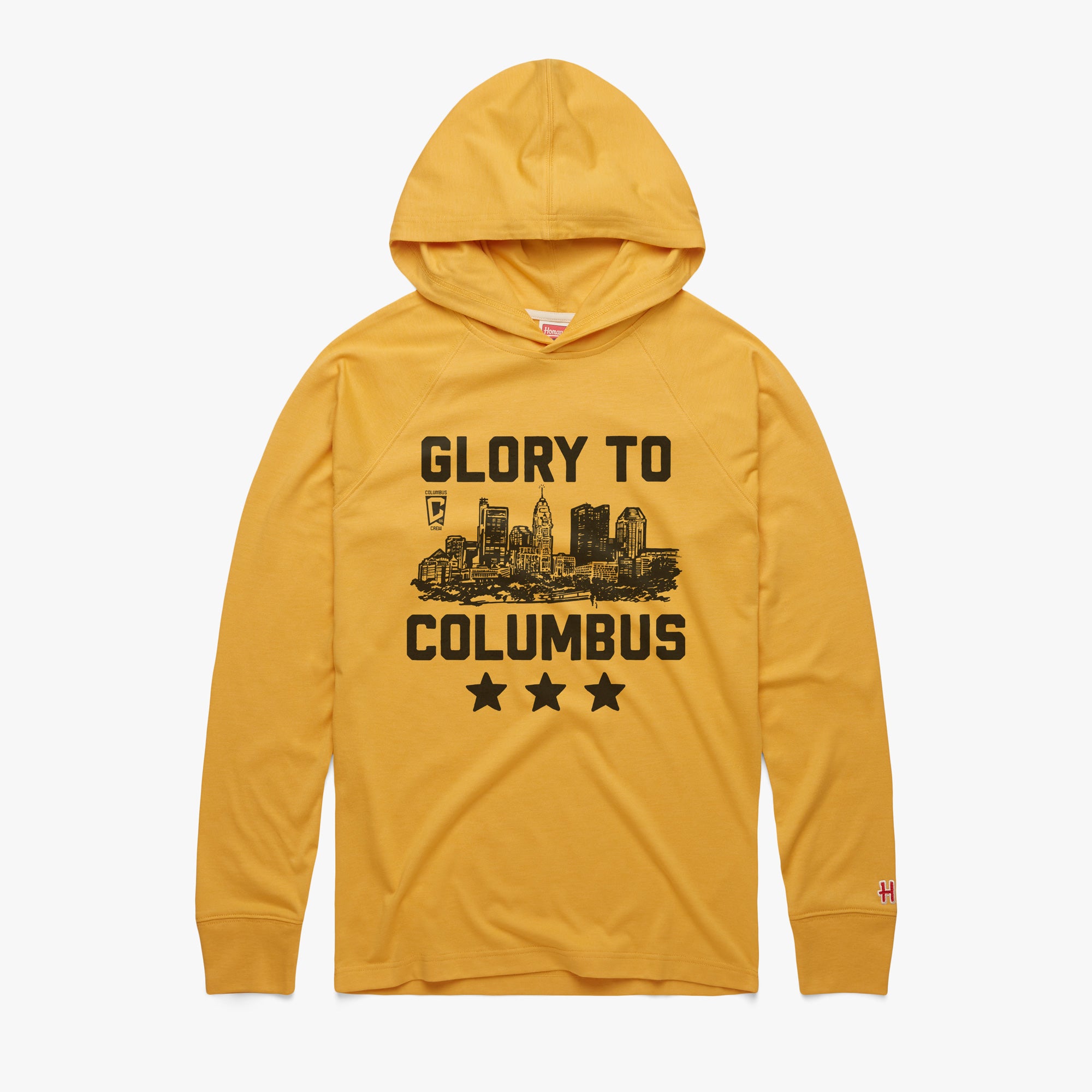 Columbus Crew Glory To Columbus Skyline Lightweight Hoodie Cheapest Pice Sale Online