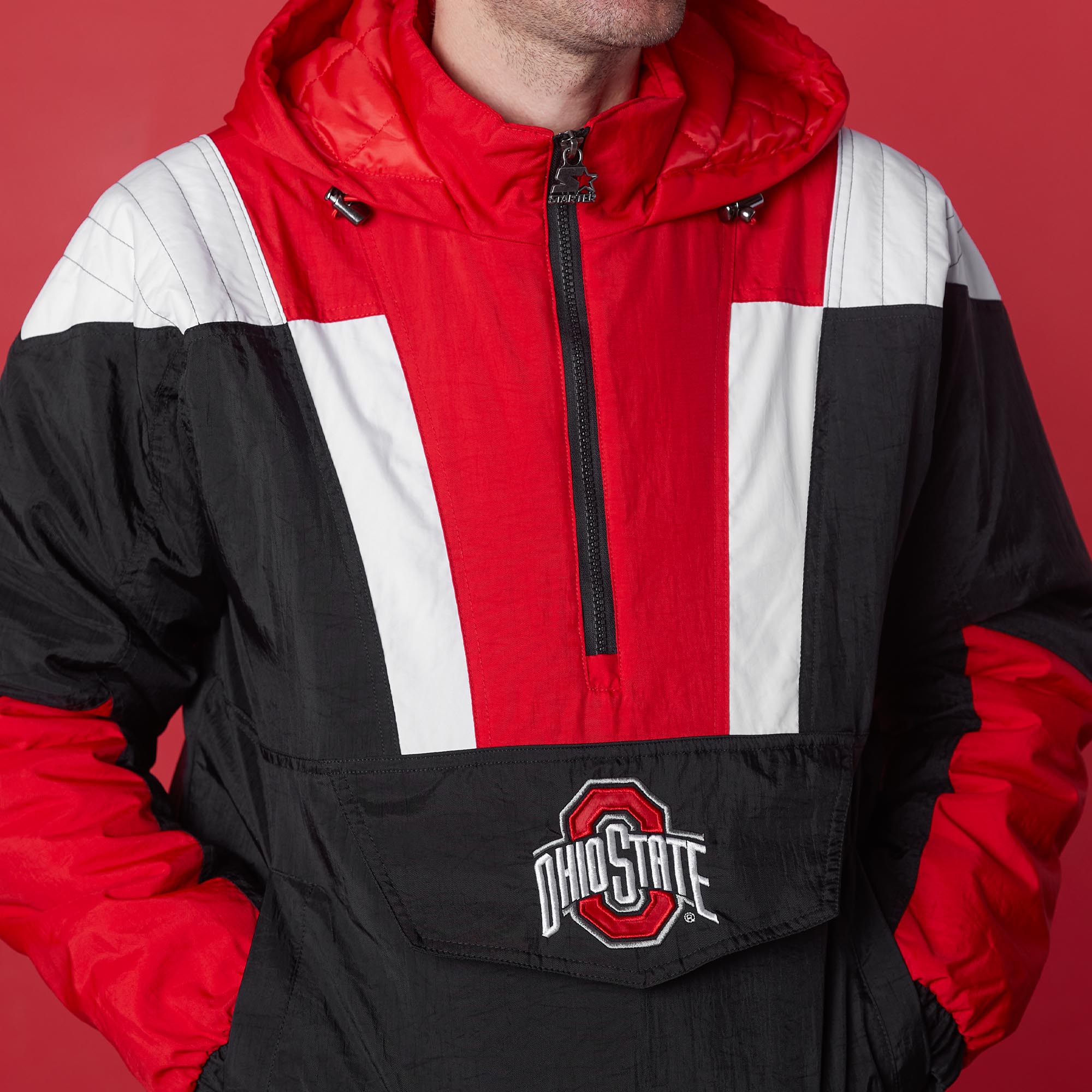 Ohio State Blackout Pullover Jacket In China Sale Online