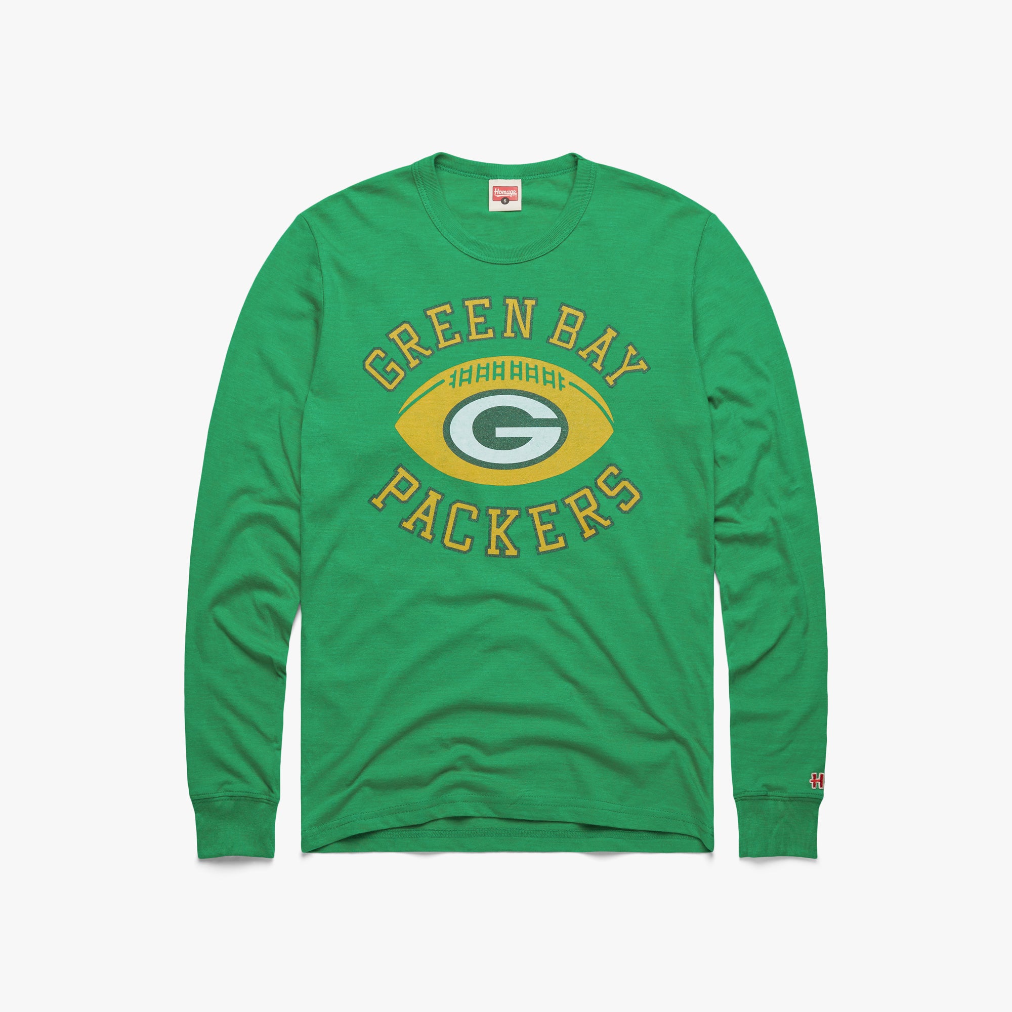 Green Bay Packers Pigskin Long Sleeve Tee Looking For Online