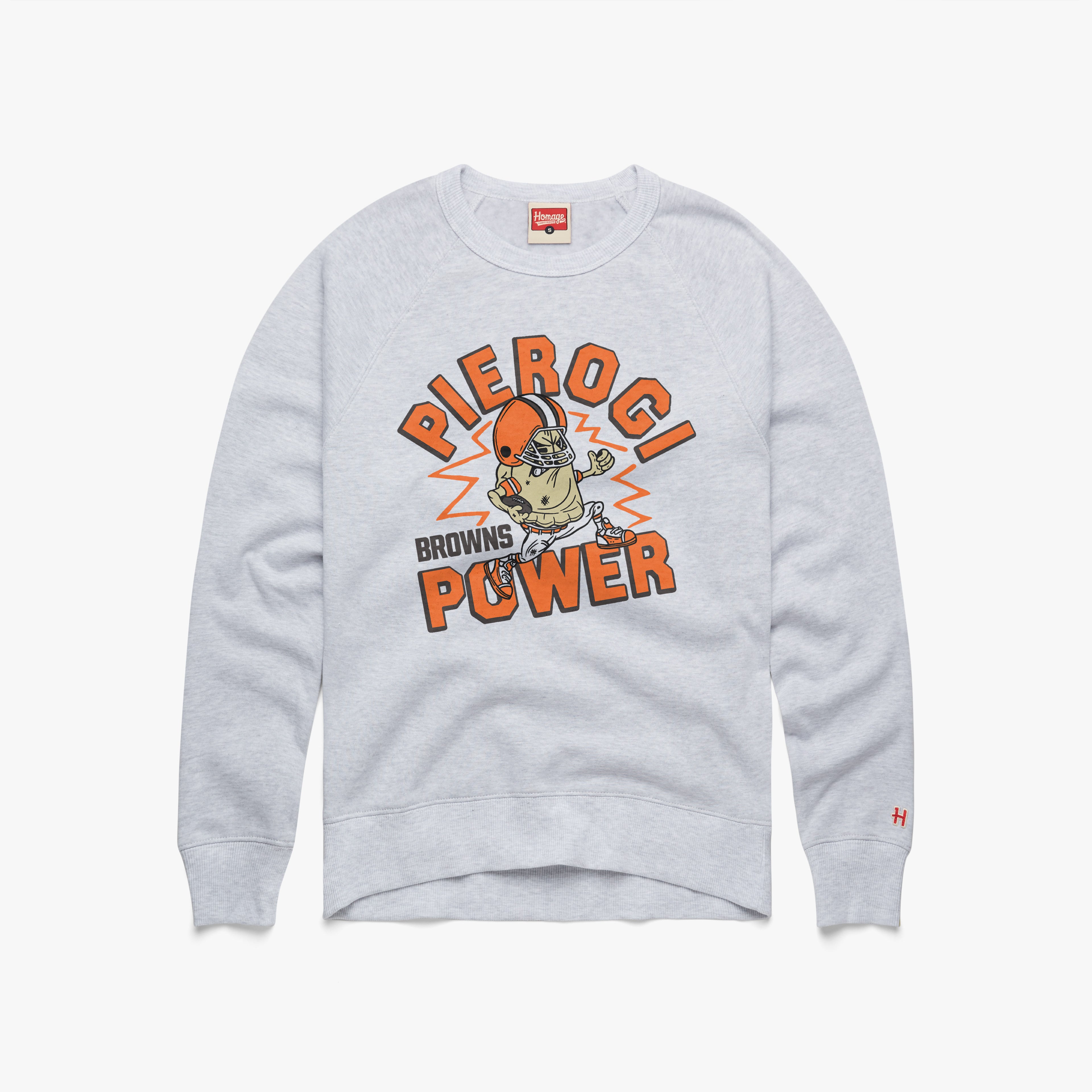 Cleveland Browns Pierogi Power Crewneck Sale High Quality