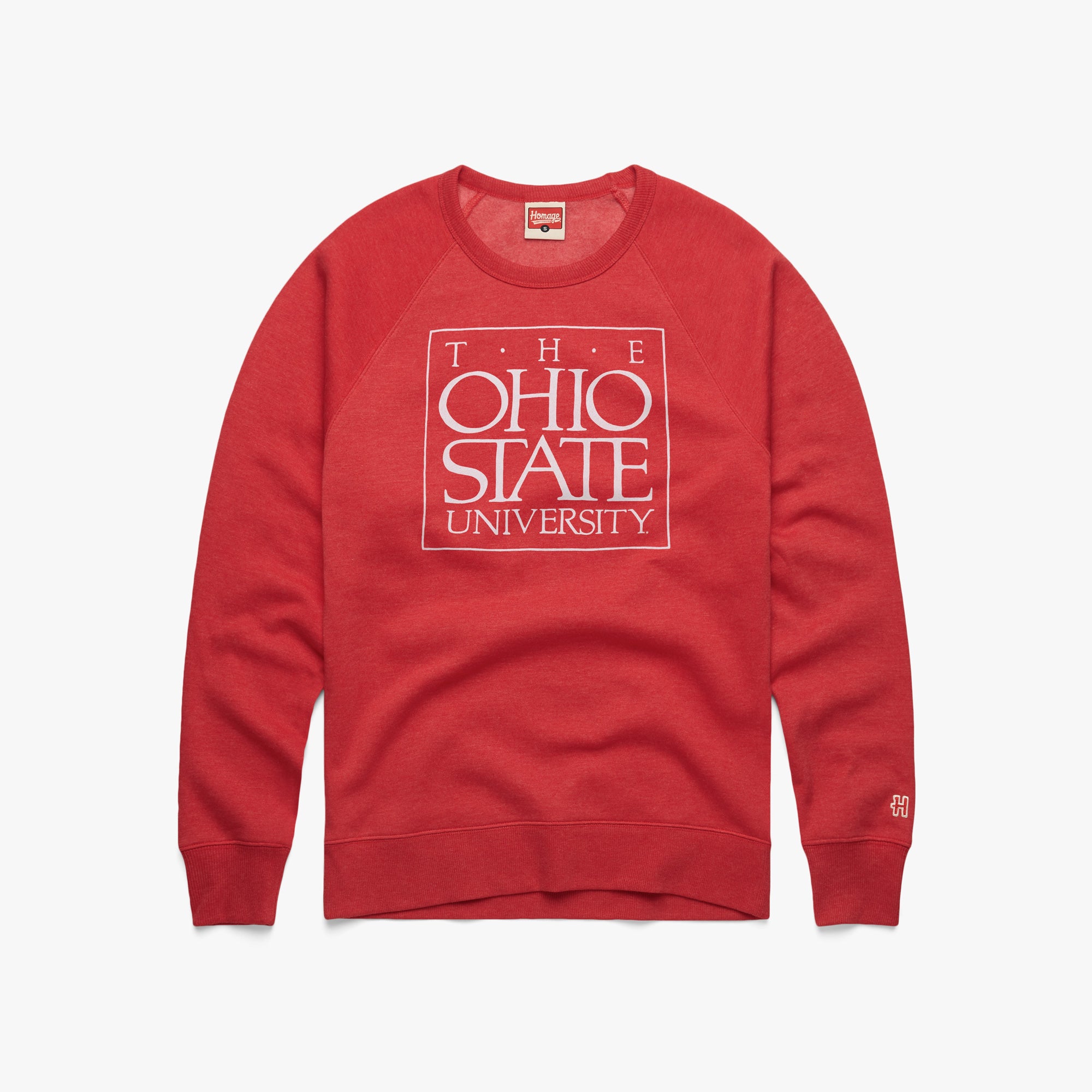 The Ohio State University Square Logo Crewneck Sast Sale Online