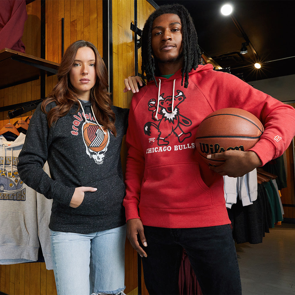 NBA x Grateful Dead x Bulls Hoodie Outlet Shop