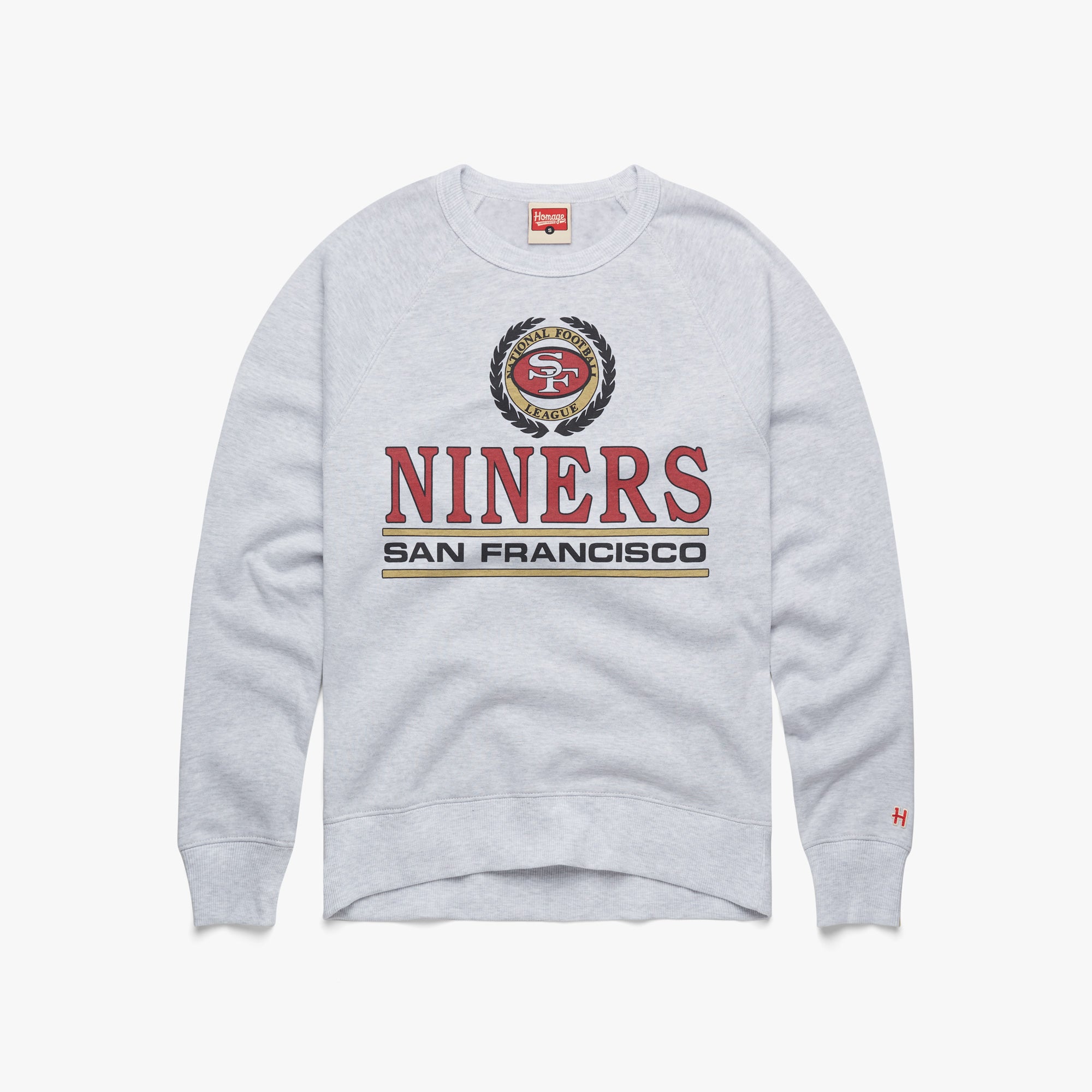 San Francisco 49ers Crest Crewneck Cheap Sale 2025 Newest