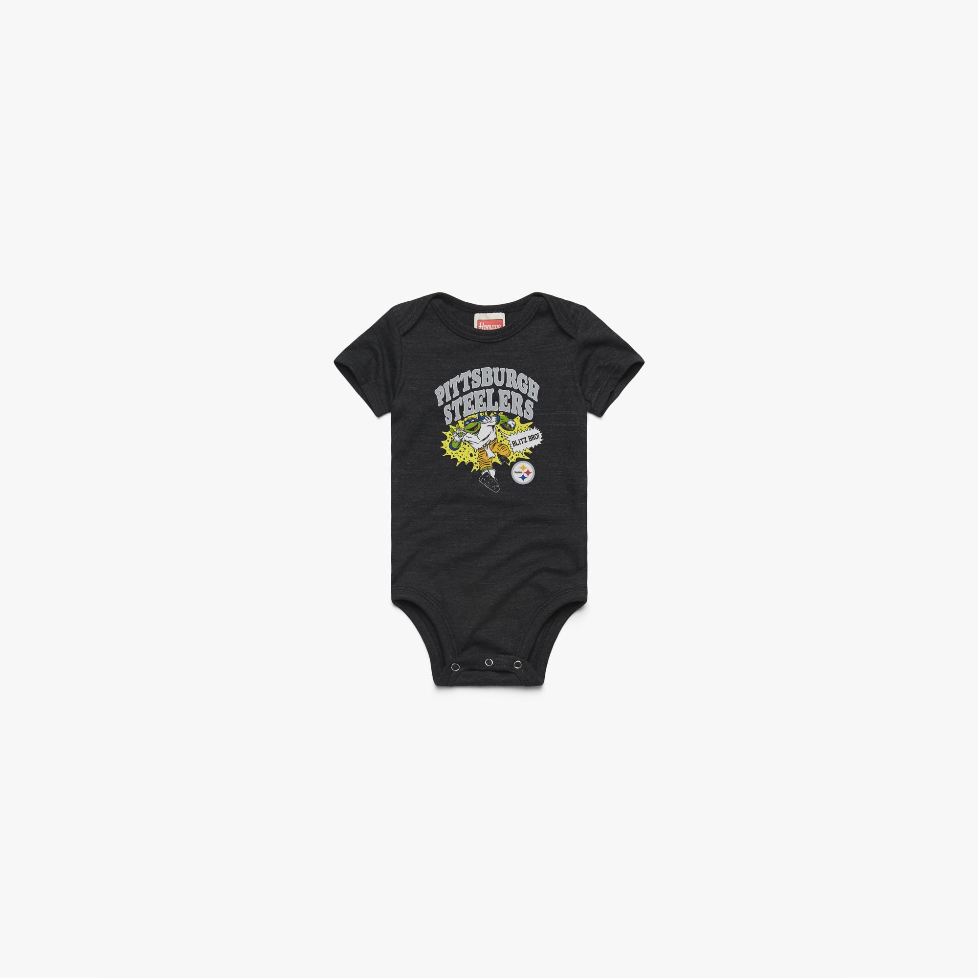 TMNT Leonardo x Pittsburgh Steelers Baby One Piece Buy Cheap Huge Surprise