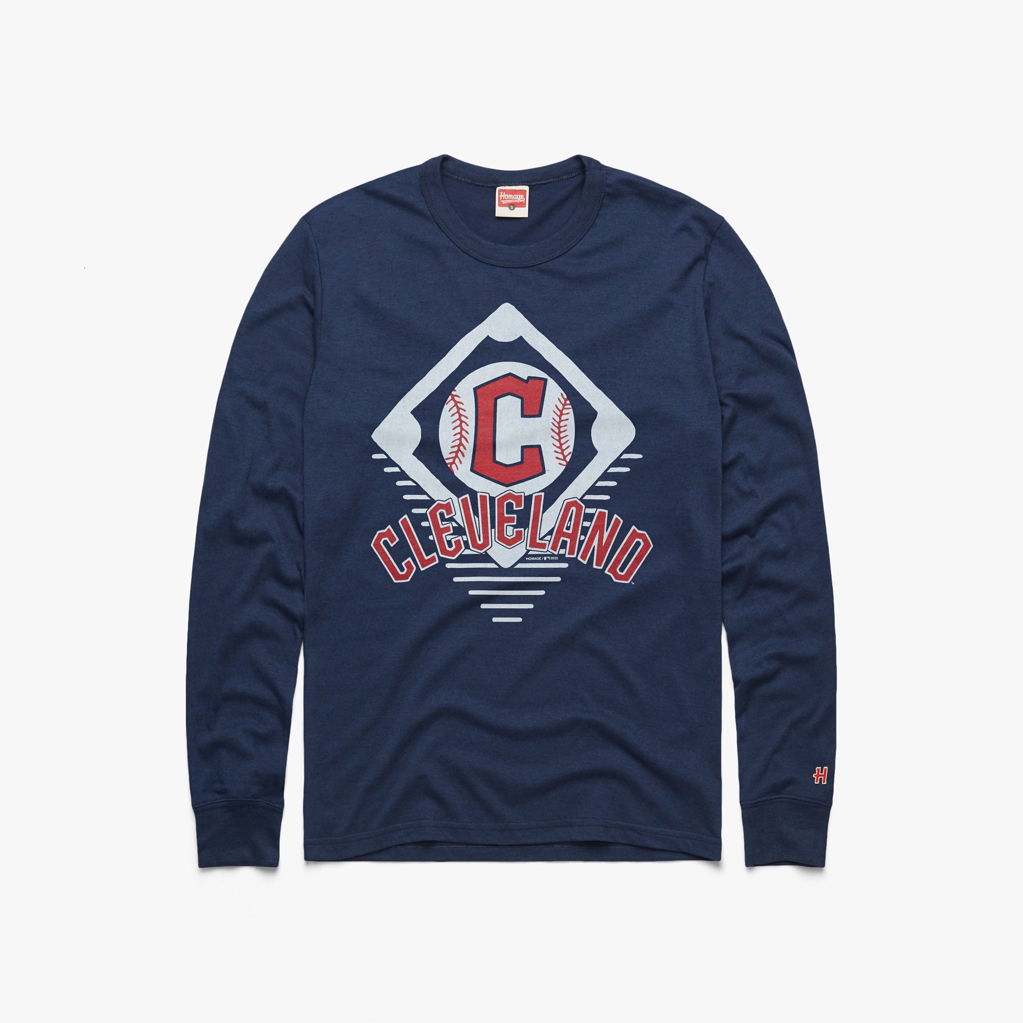 Cleveland Guardians Diamond Long Sleeve Tee Outlet Cheap Authentic