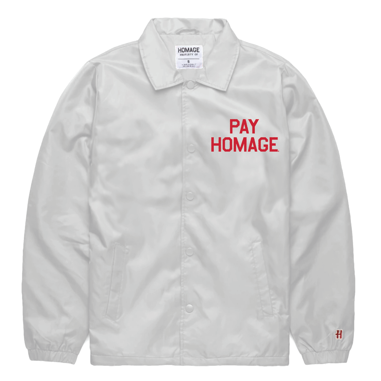 Block Pay HOMAGE Coach's Jacket Shipping Discount Sale