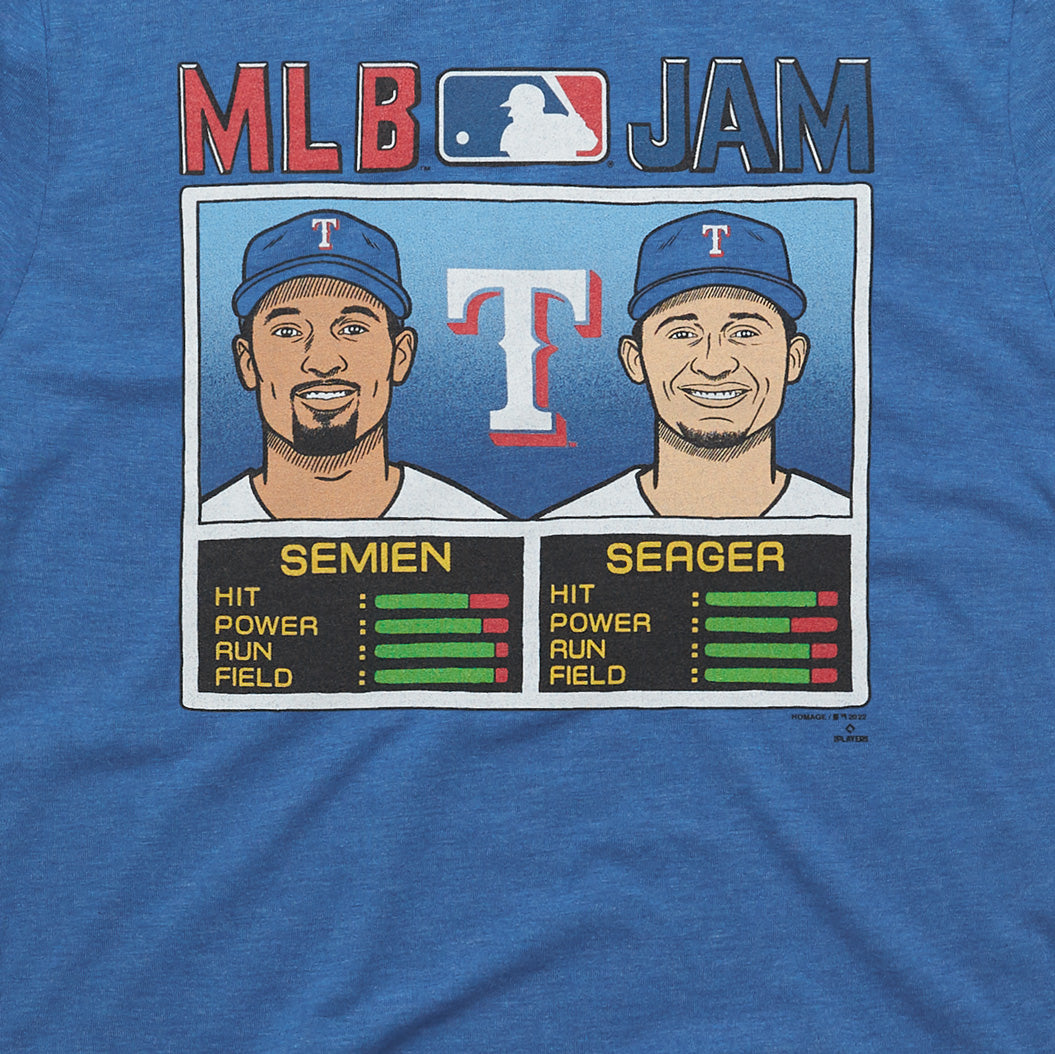 MLB Jam Rangers Semien and Seager Best Store To Get Cheap Online