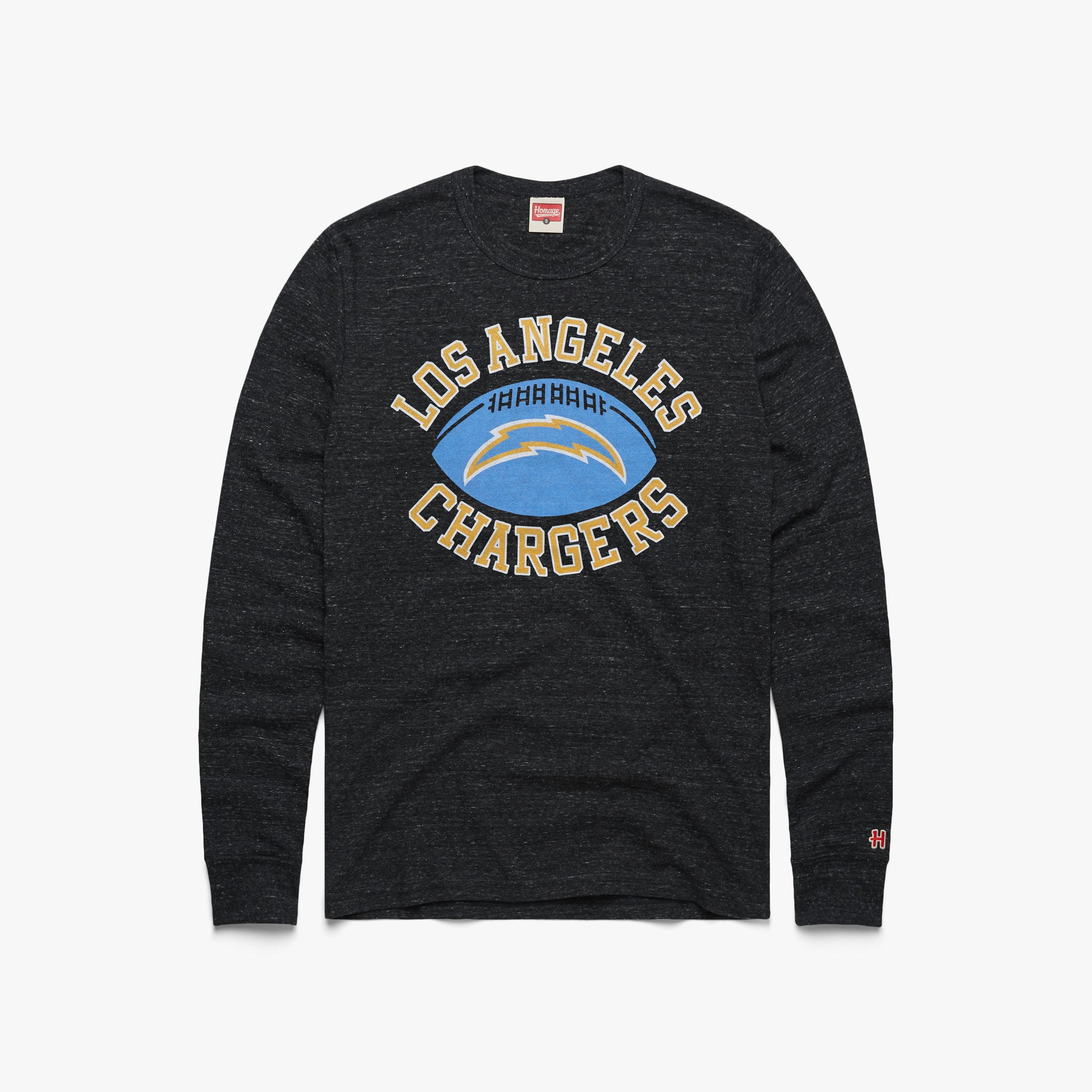 Los Angeles Chargers Pigskin Long Sleeve Tee Discount Newest