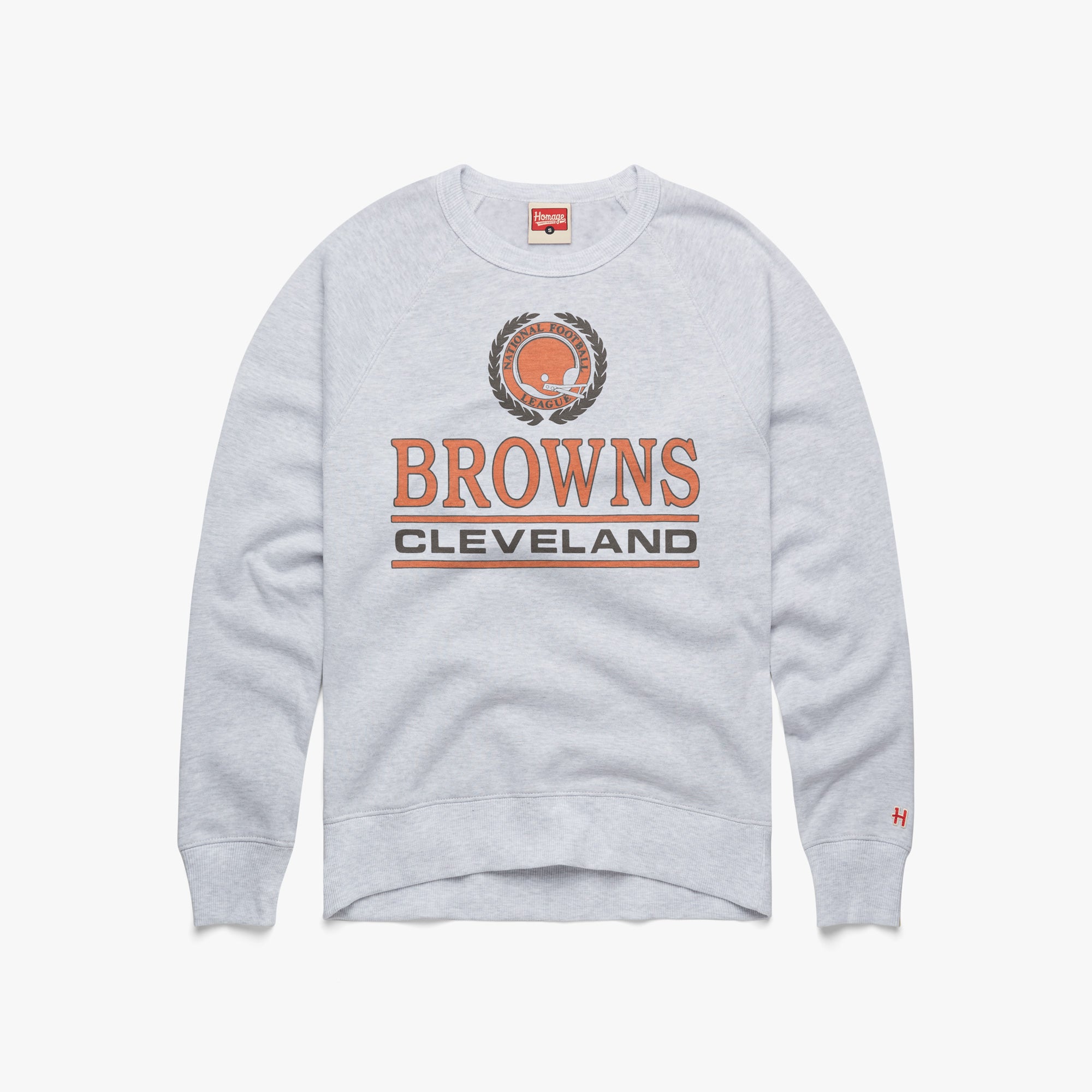 Cleveland Browns Crest Crewneck Cheap Sale Free Shipping